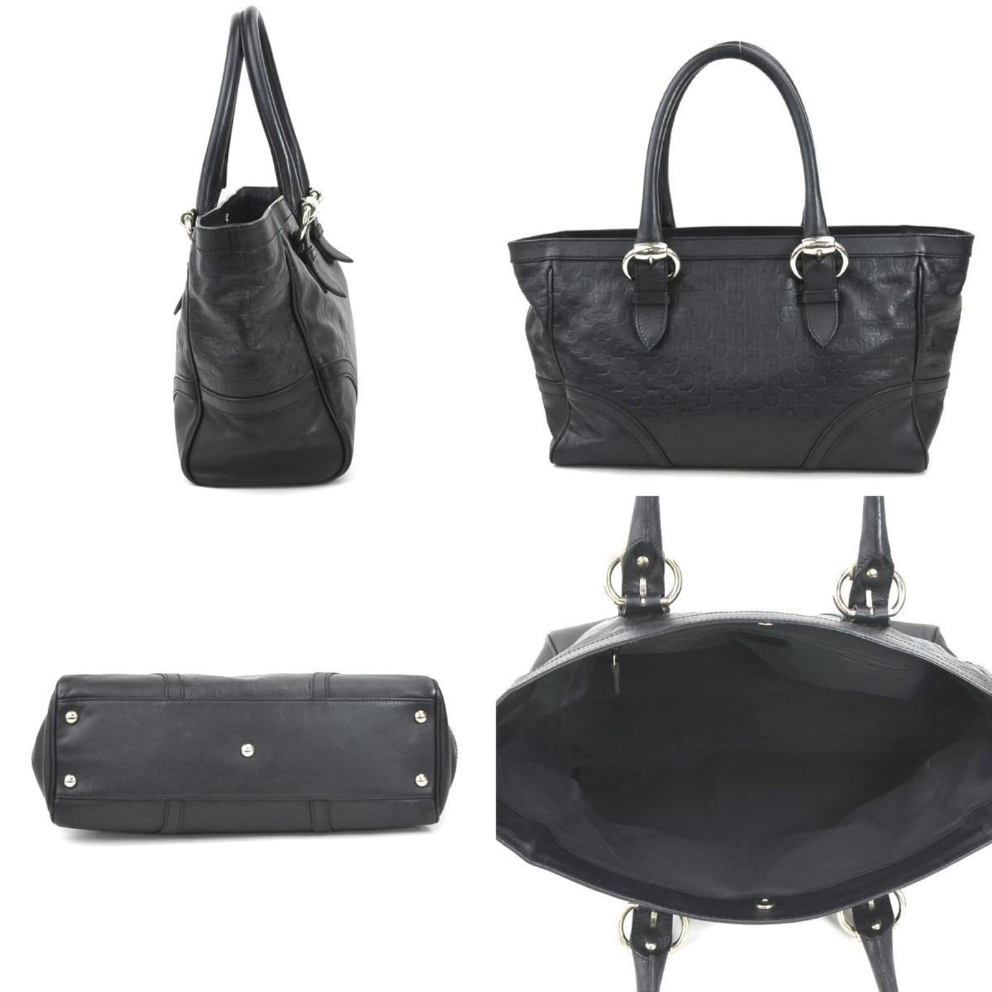 Gucci Black Leather Handbag