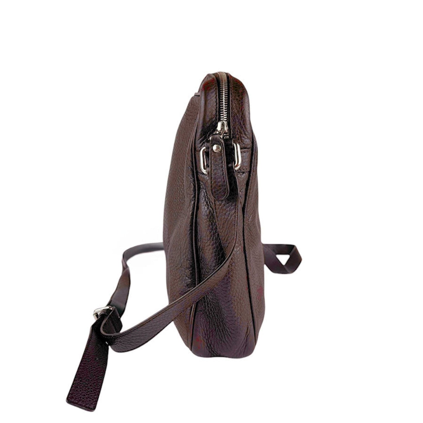Gucci Dark Brown Leather Shoulder Bag