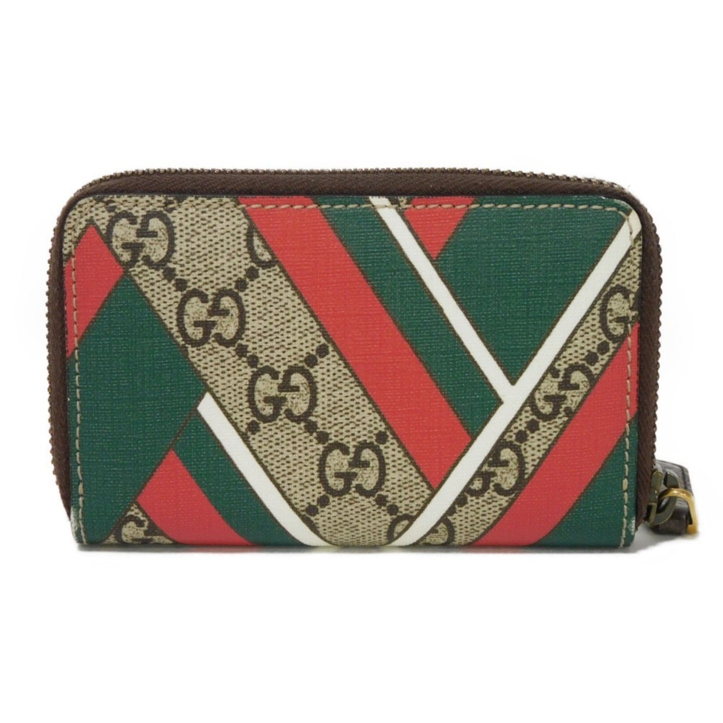 Gucci Beige Gg Supreme Leather Coin Purse/Coin Case