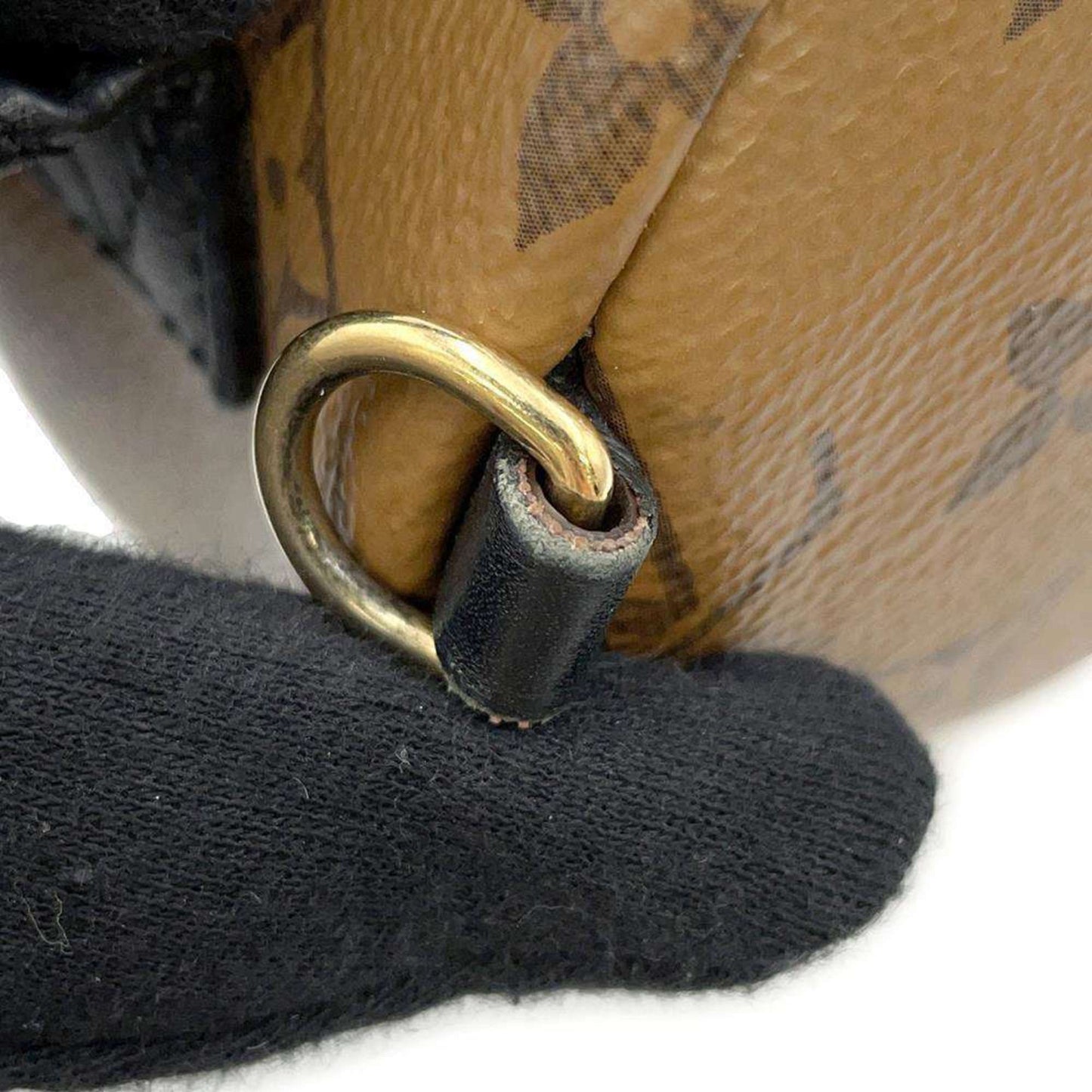 Louis Vuitton Noir Monogram Reverse Monogram Backpack
