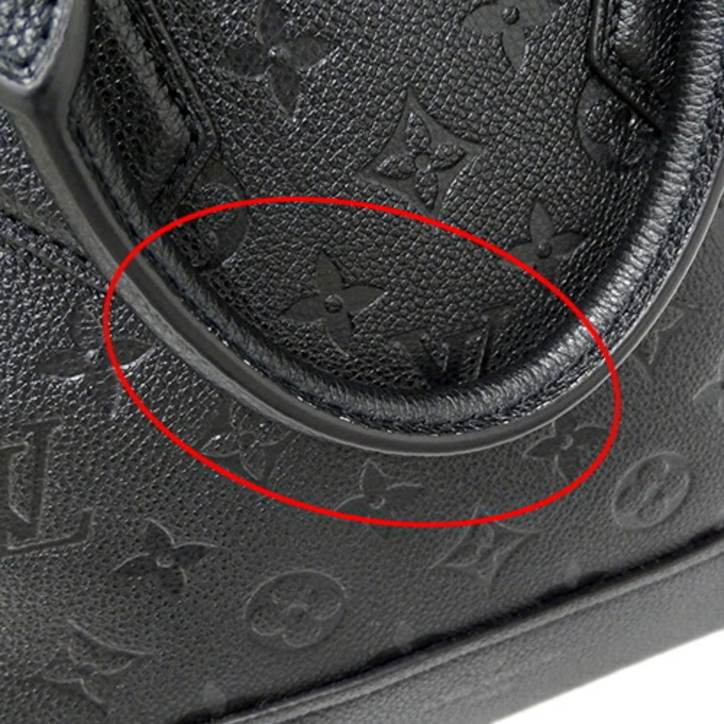 Louis Vuitton Noir Monogram Empreinte Handbag Shoulder Bag