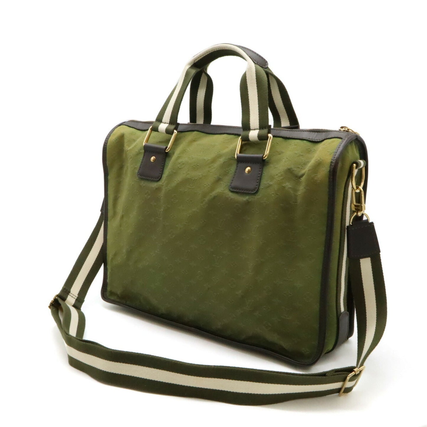 Louis Vuitton Monogram Mini Tst Khaki Canvas Leather Shoulder Bag