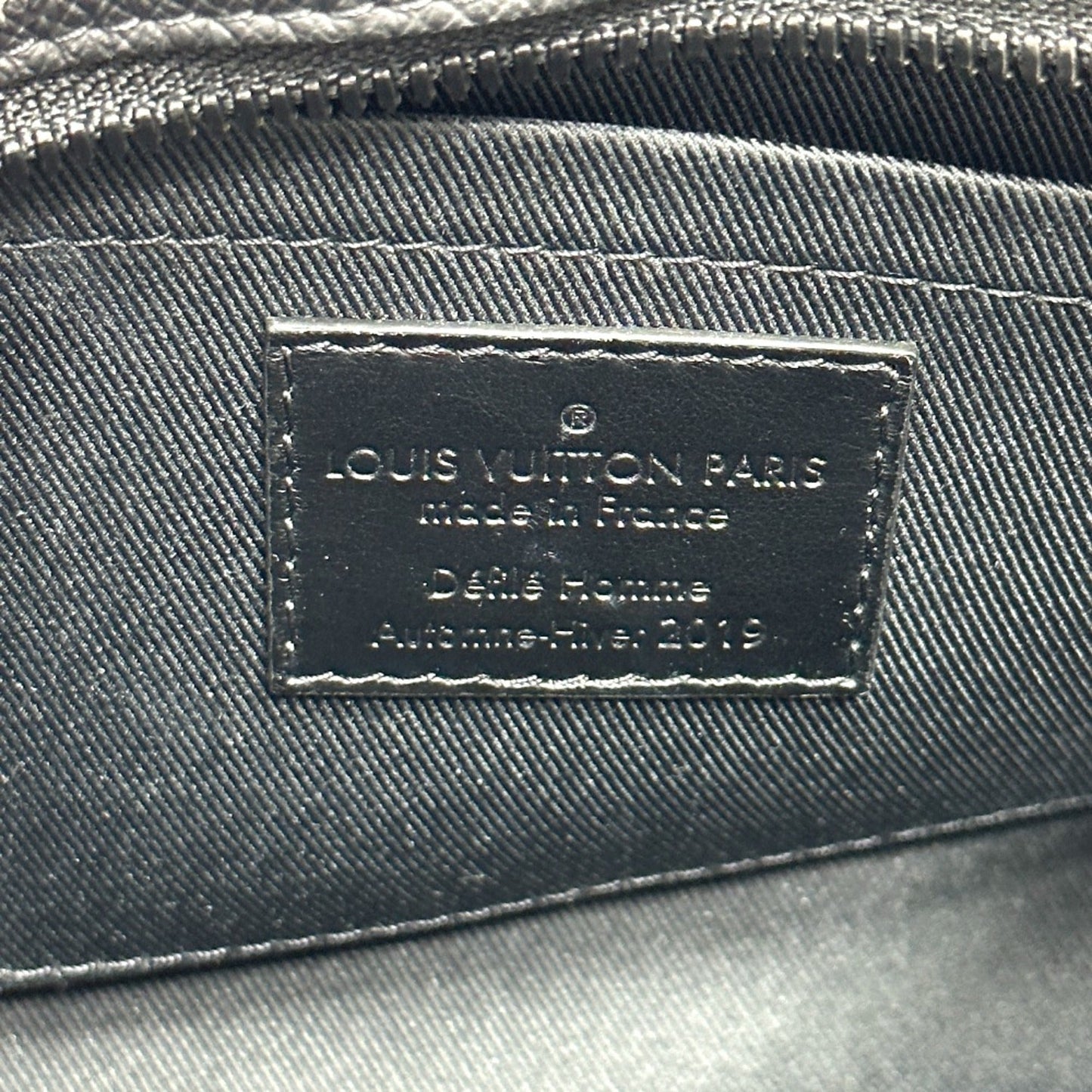 Louis Vuitton Black Leather Shoulder Bag