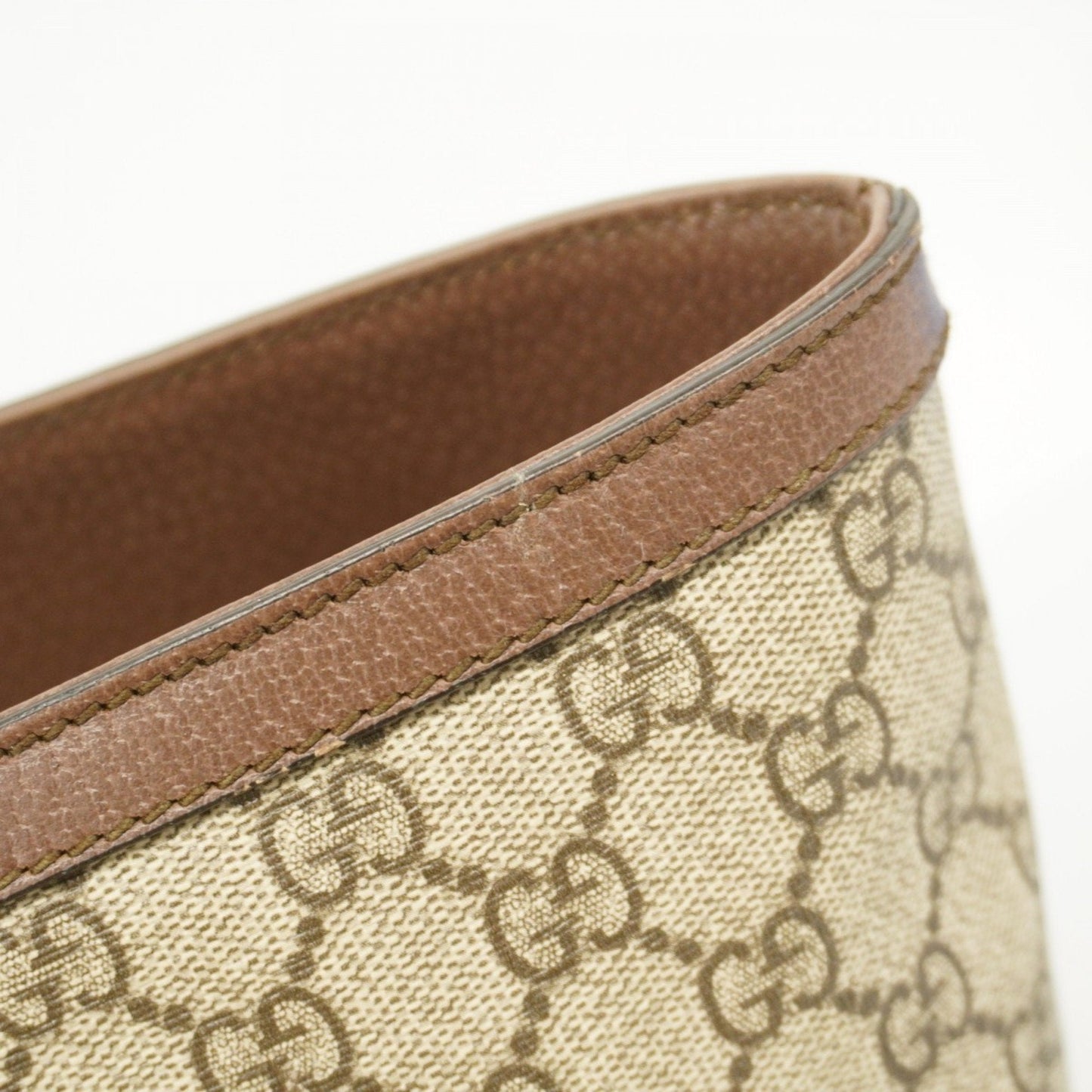 Gucci Brown Pvc Tote Bag