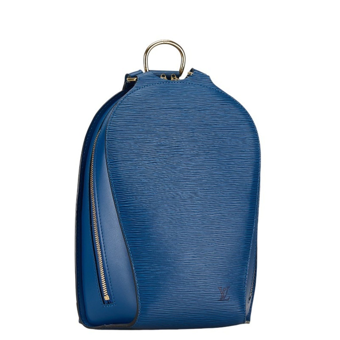Louis Vuitton Toledo Blue Leather Backpack