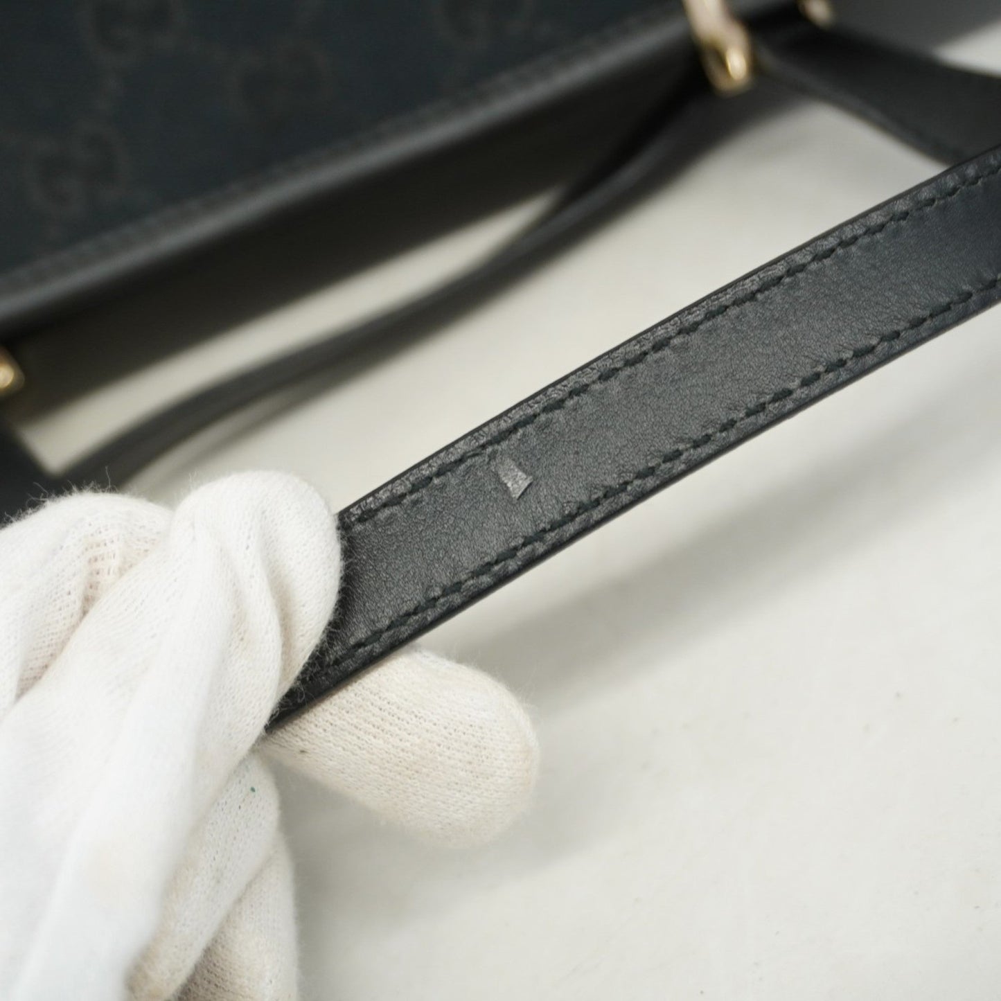 Gucci Black Canvas Tote Bag