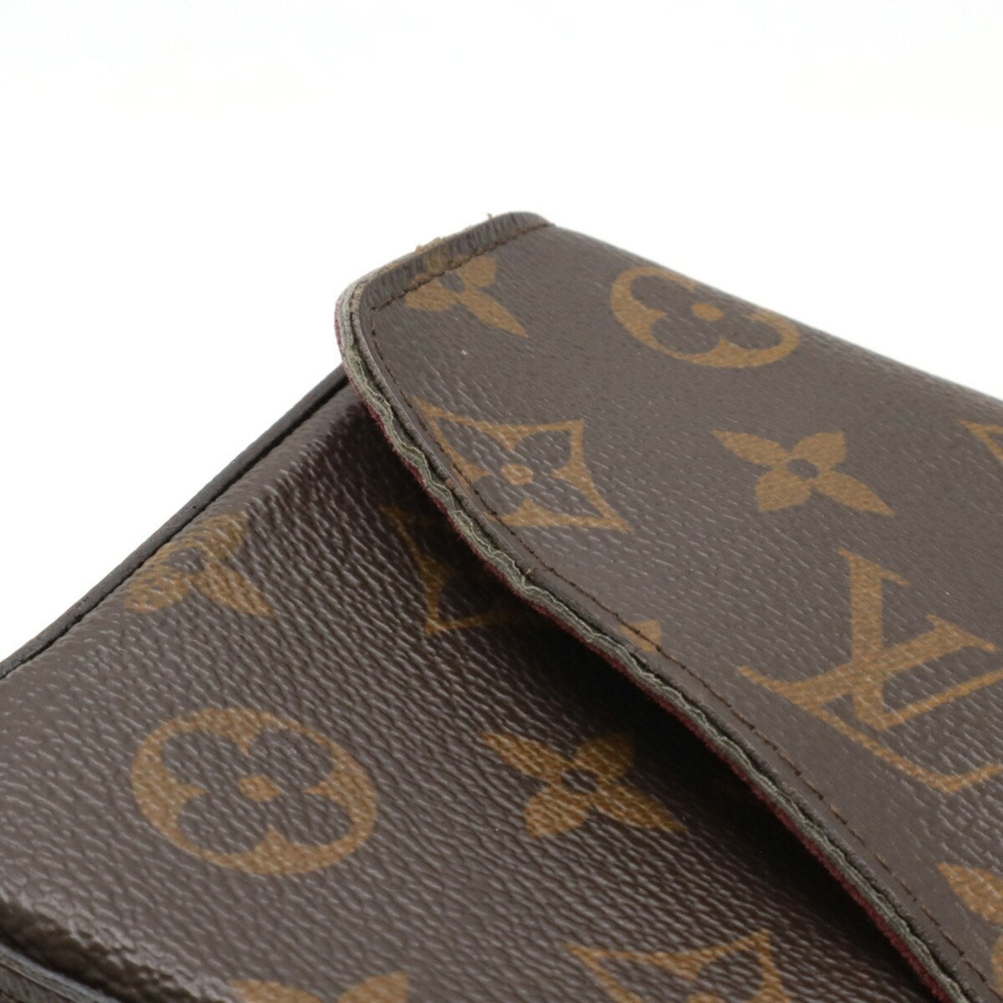 Louis Vuitton Fuchsia Monogram Clutch Bag Pochette Shoulder Bag