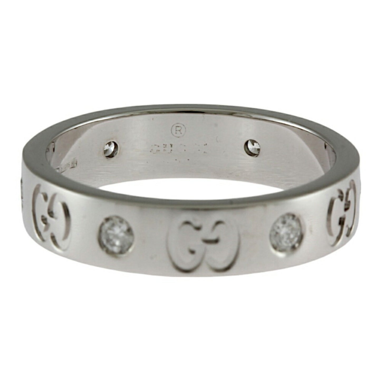 Gucci Icon White Gold White Gold (18K) Band Ring