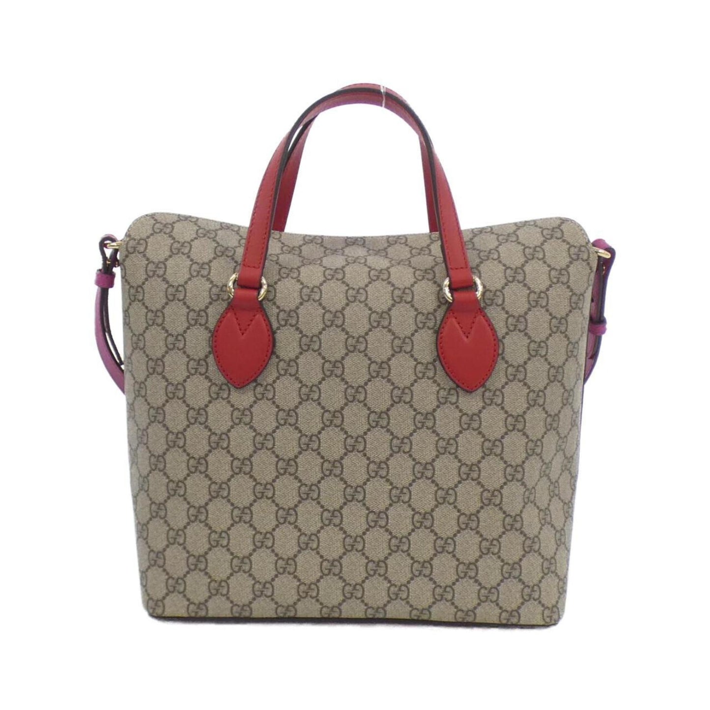 Gucci Beige Pink Gg Supreme Handbag Shoulder Bag