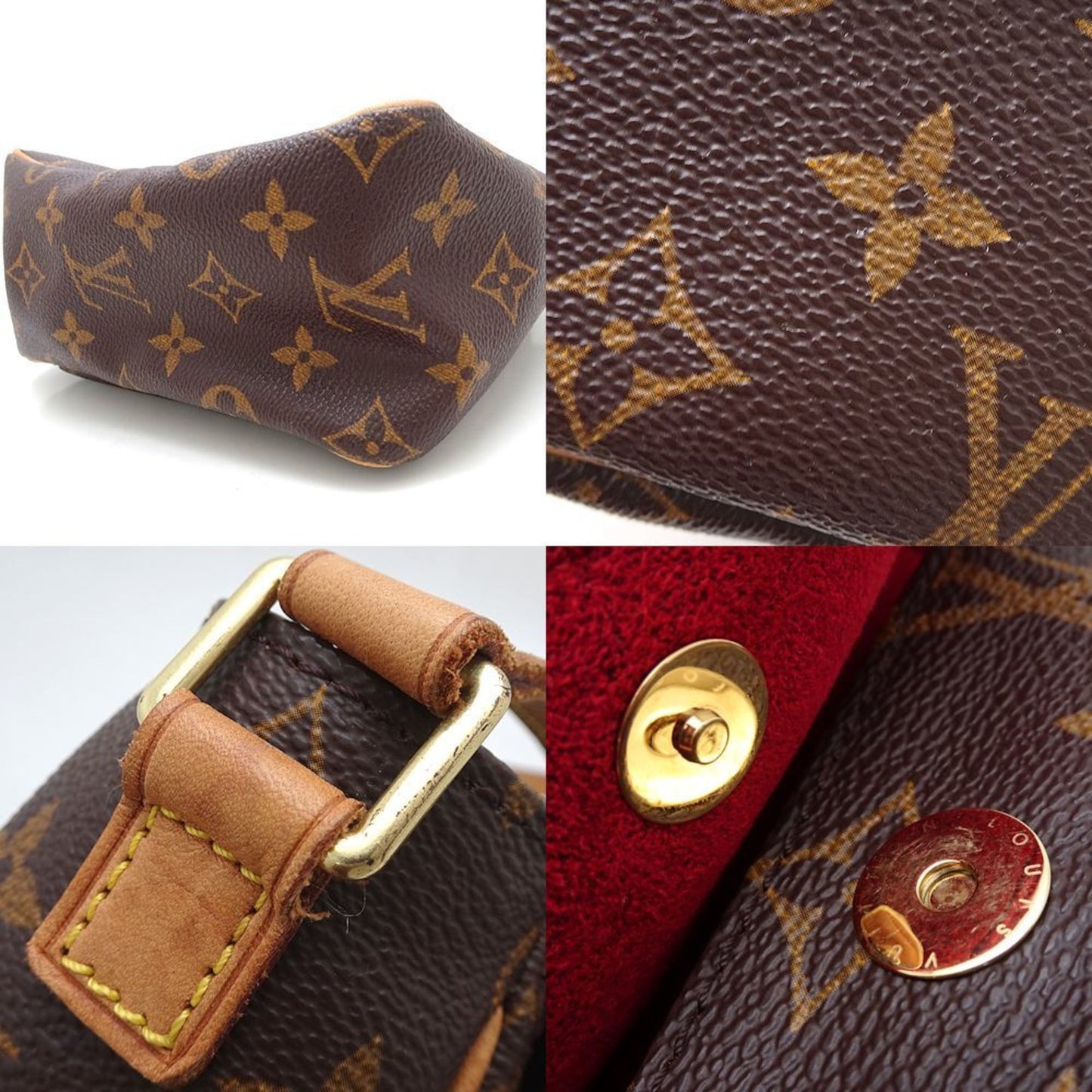 Louis Vuitton Brown Canvas Shoulder Bag