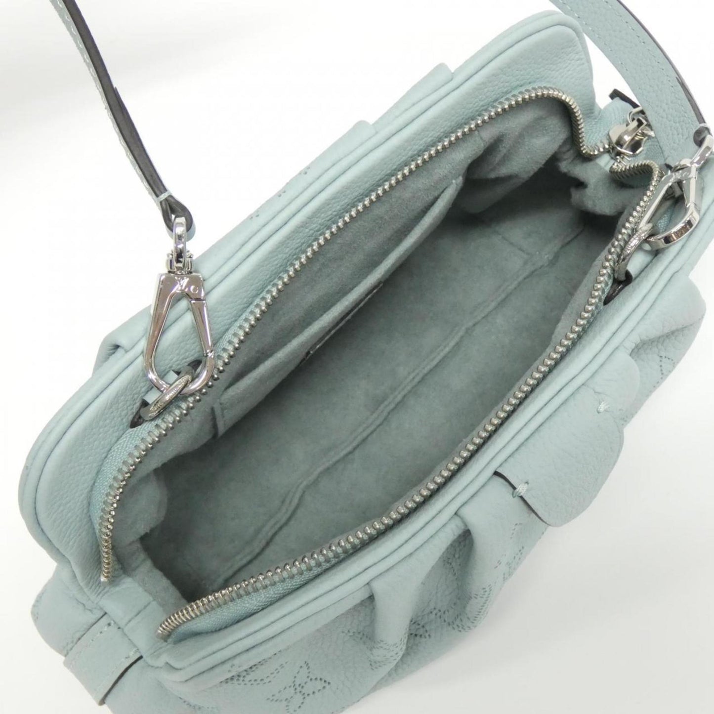 Louis Vuitton Lagon Mahina Leather Shoulder Bag