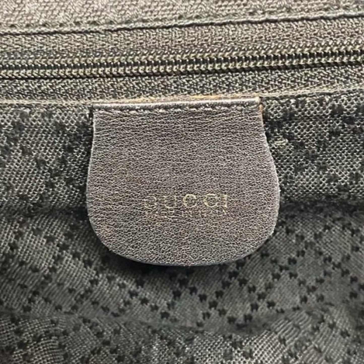 Gucci Black Bamboo Backpack