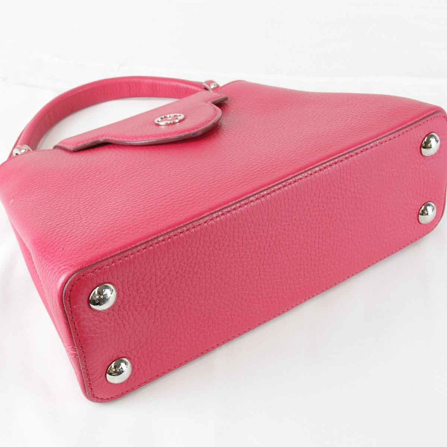 Louis Vuitton Pink Leather Shoulder Bag