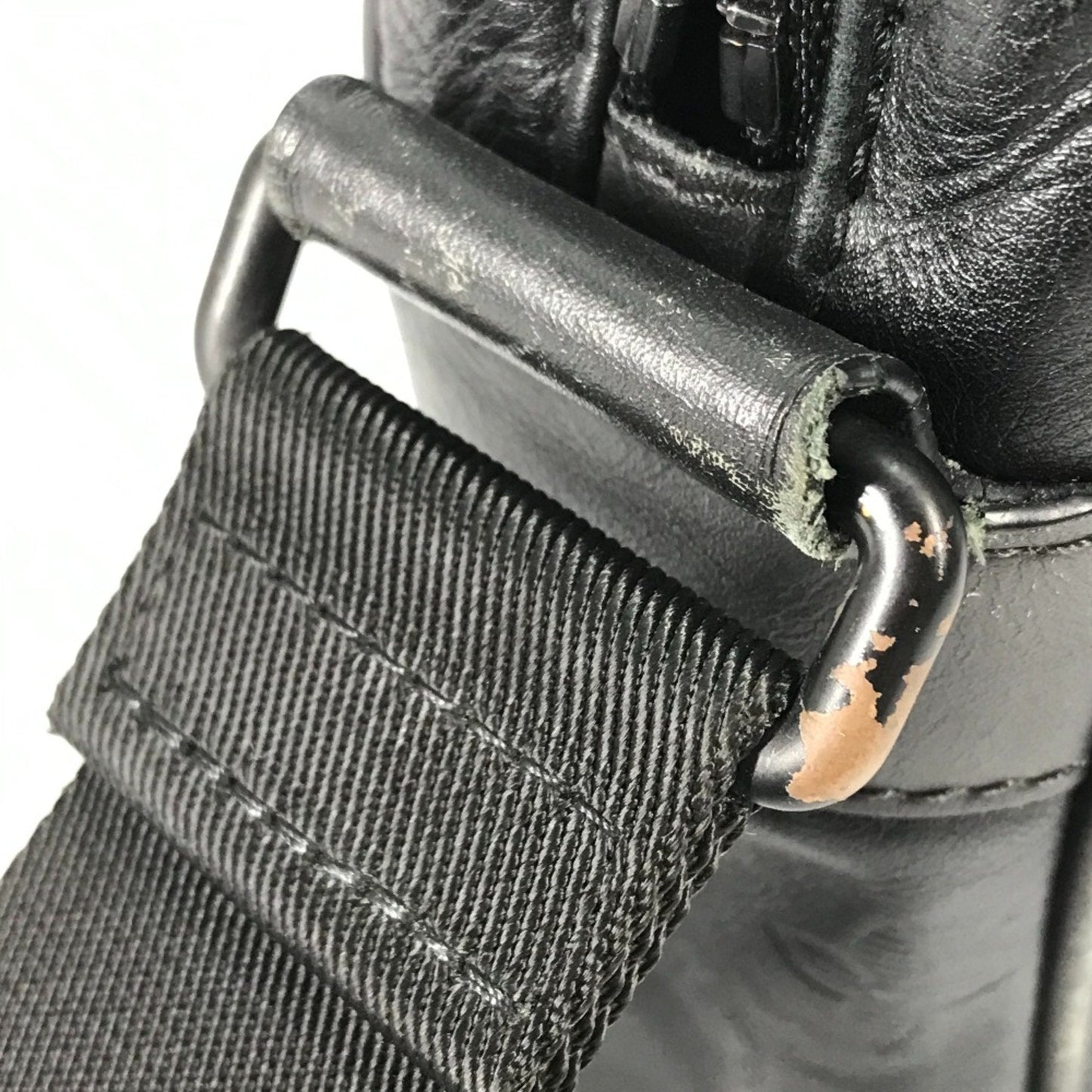 Louis Vuitton Black Leather Shoulder Bag