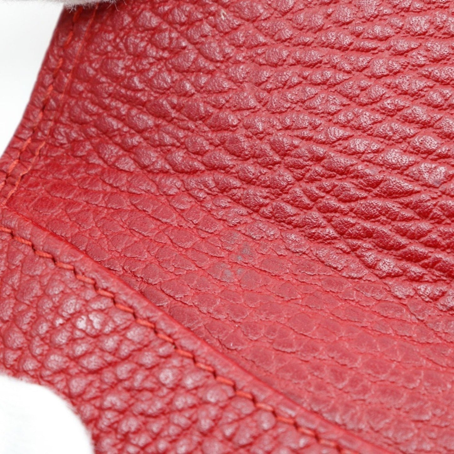Gucci Red Color Leather Wallet (Bi-Fold)