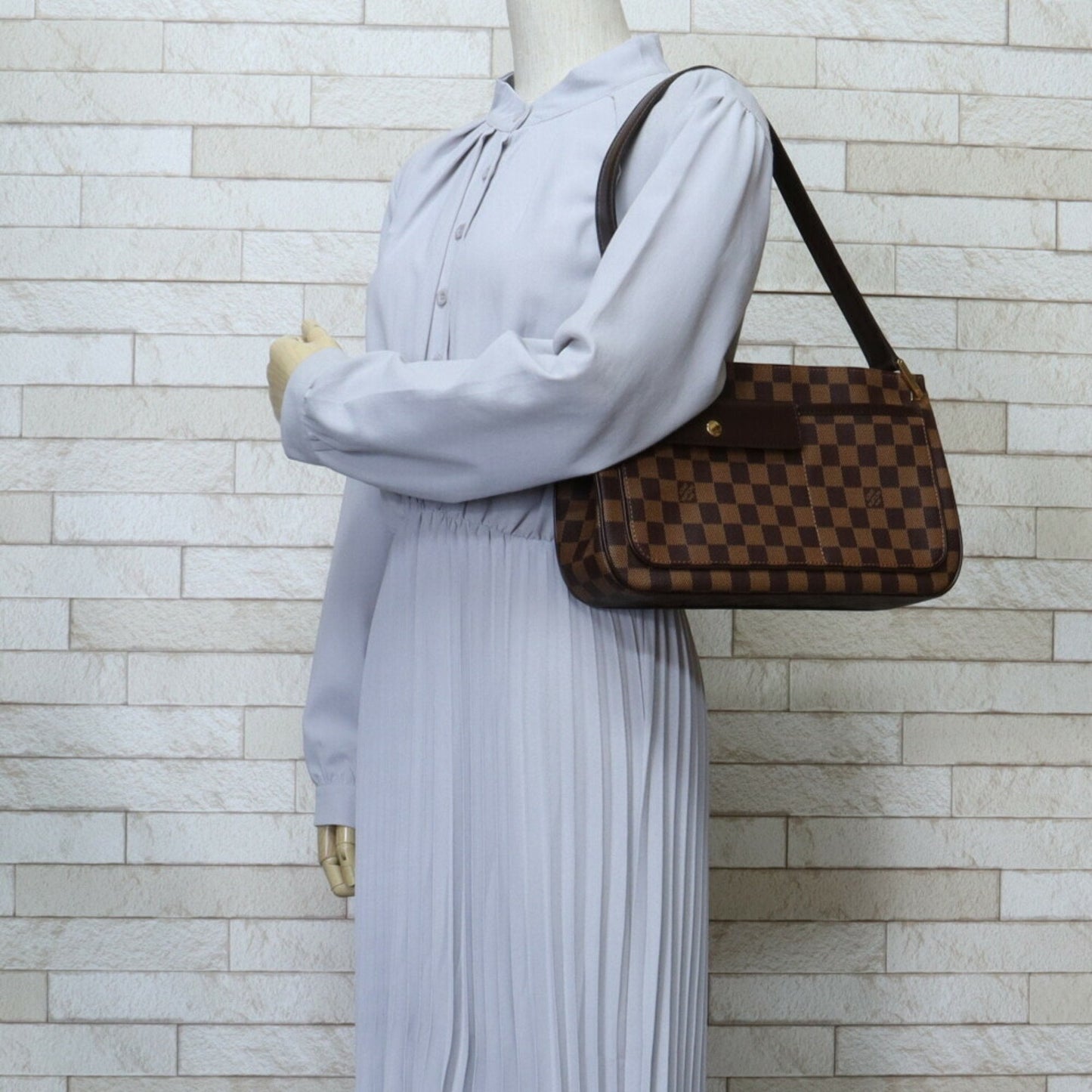 Louis Vuitton Brown Damier Canvas Shoulder Bag