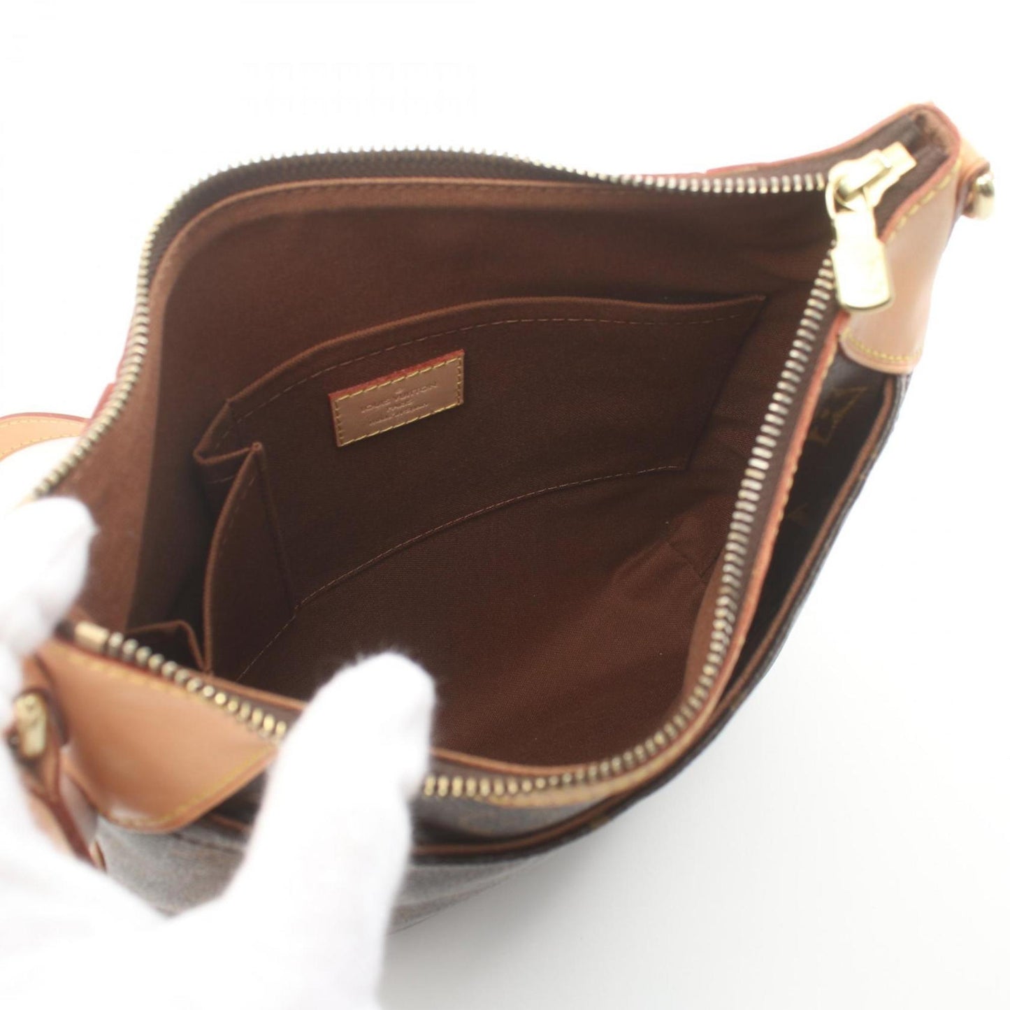 Louis Vuitton Monogram Brown Monogram Monogram Leather Pvc Coated Canvas Shoulder Bag