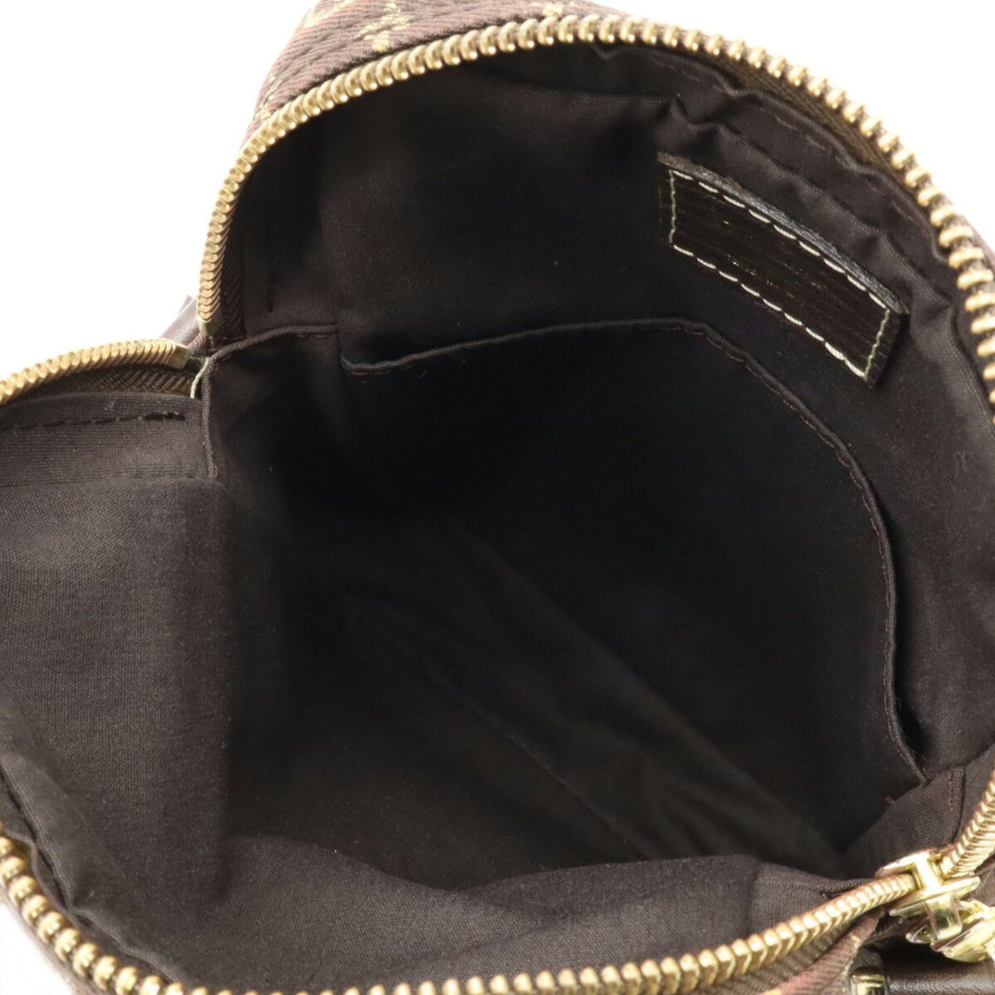 Louis Vuitton Brown Ebene Canvas Leather Pochette Shoulder Bag