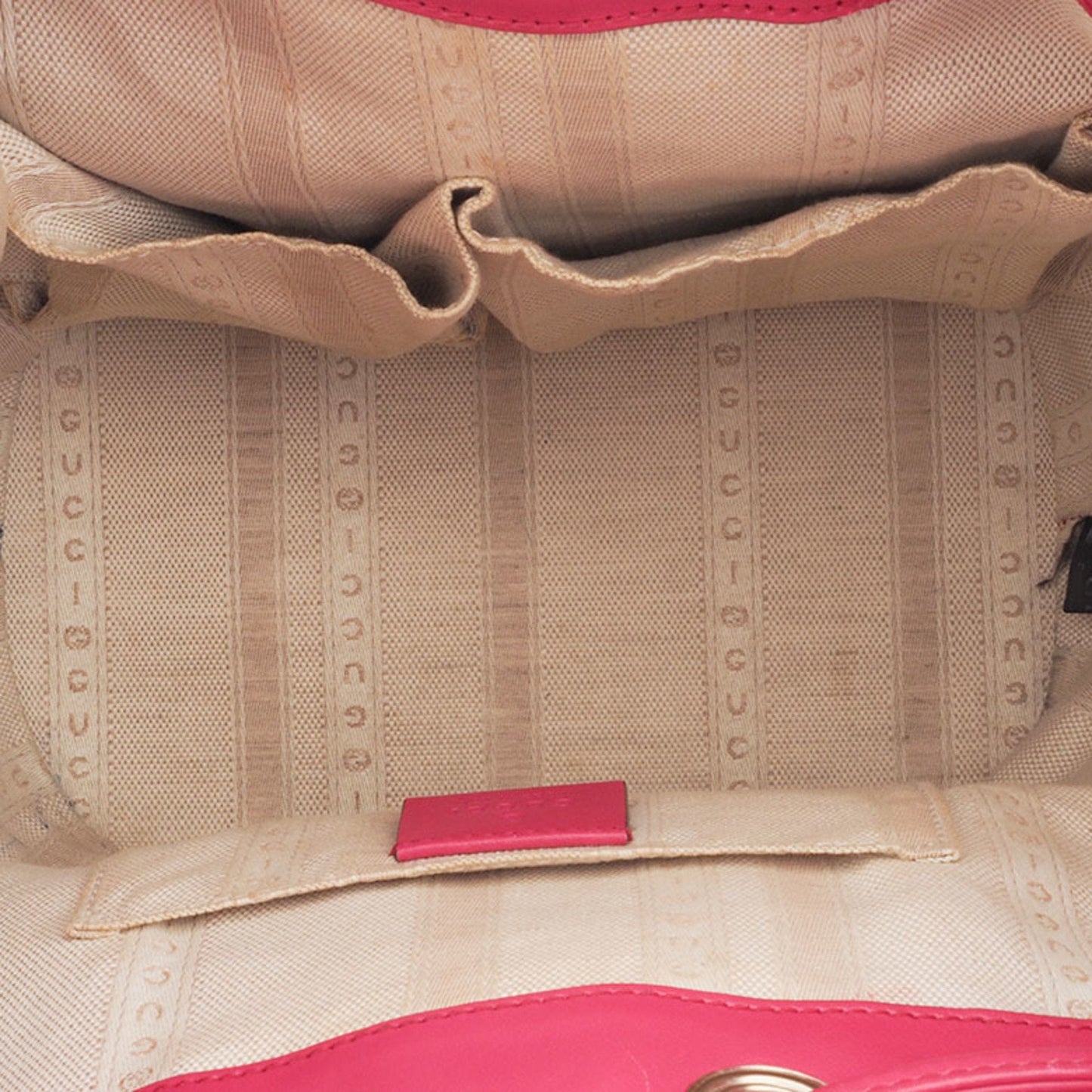Gucci Pink Leather Shoulder Bag
