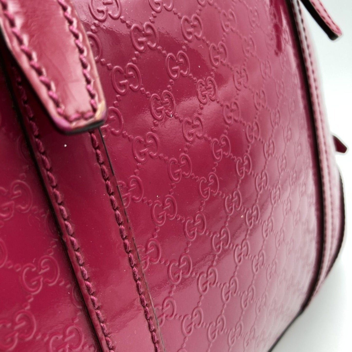 Gucci Microguccissima Pink Leather Handbag Shoulder Bag