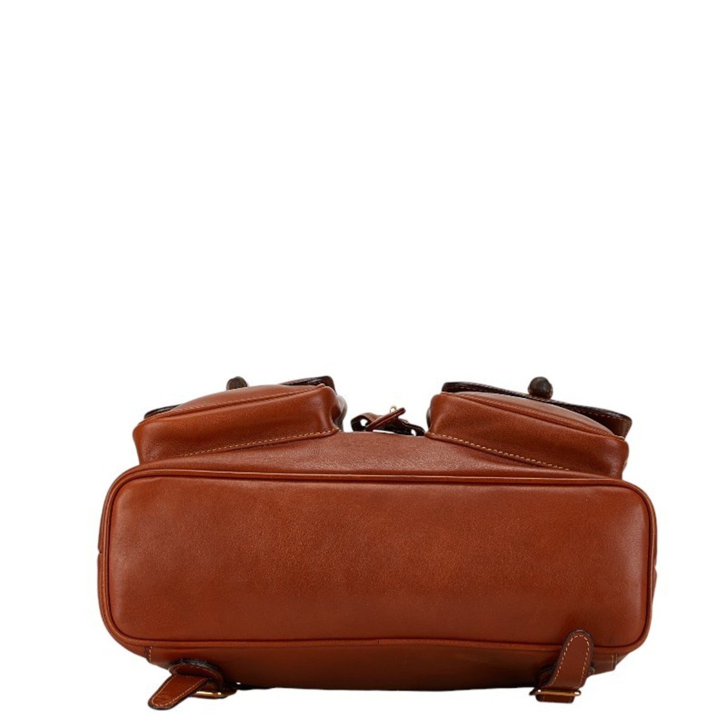 Gucci Brown Leather Backpack