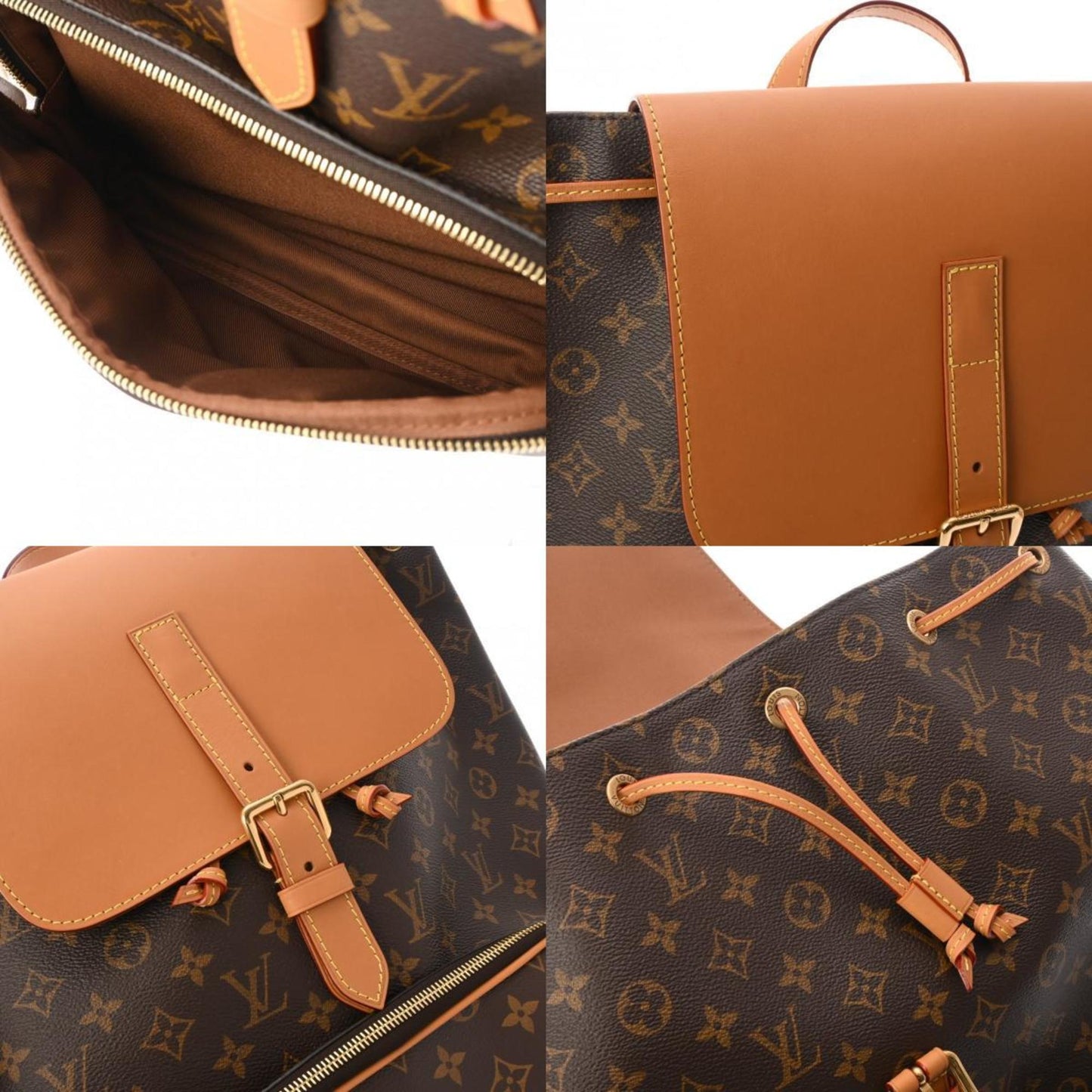 Louis Vuitton Brown Monogram Canvas Backpack