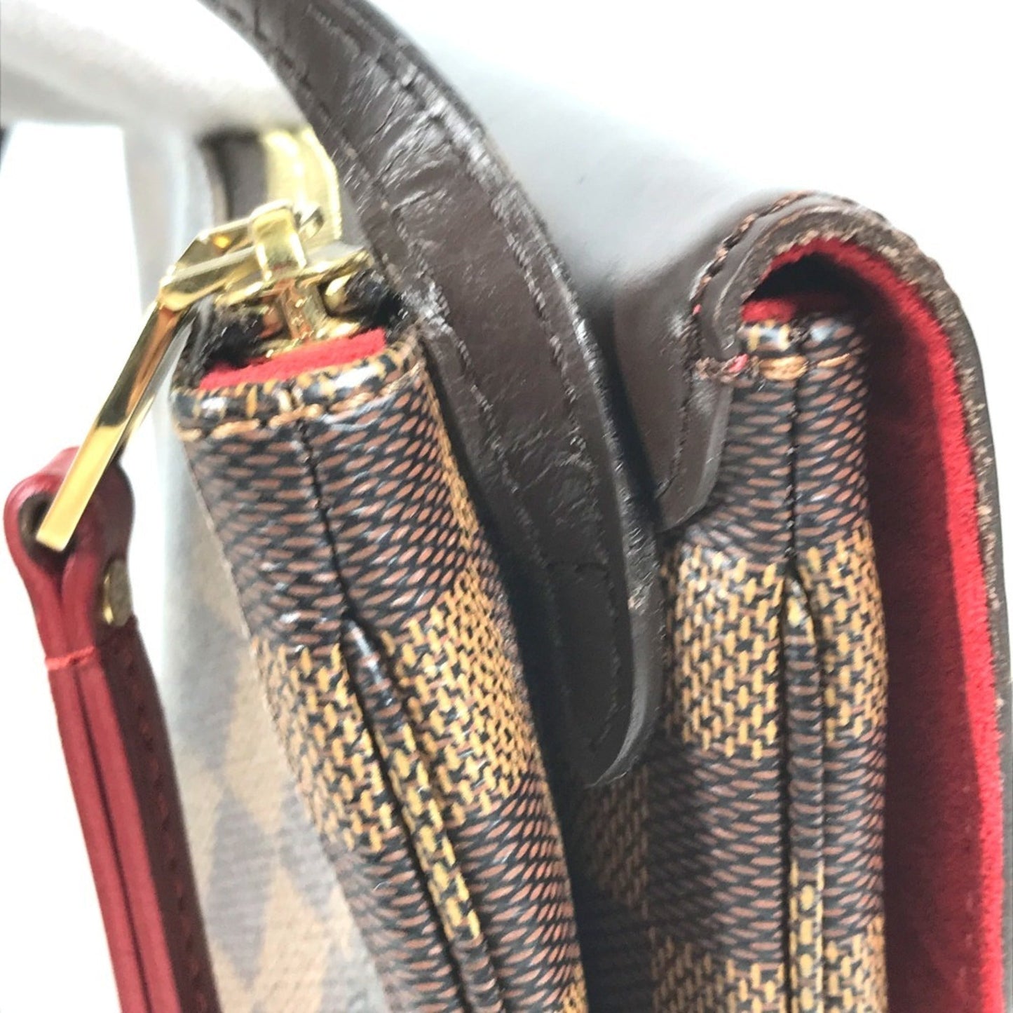 Louis Vuitton Brown Ebene Damier Canvas Pochette Shoulder Bag