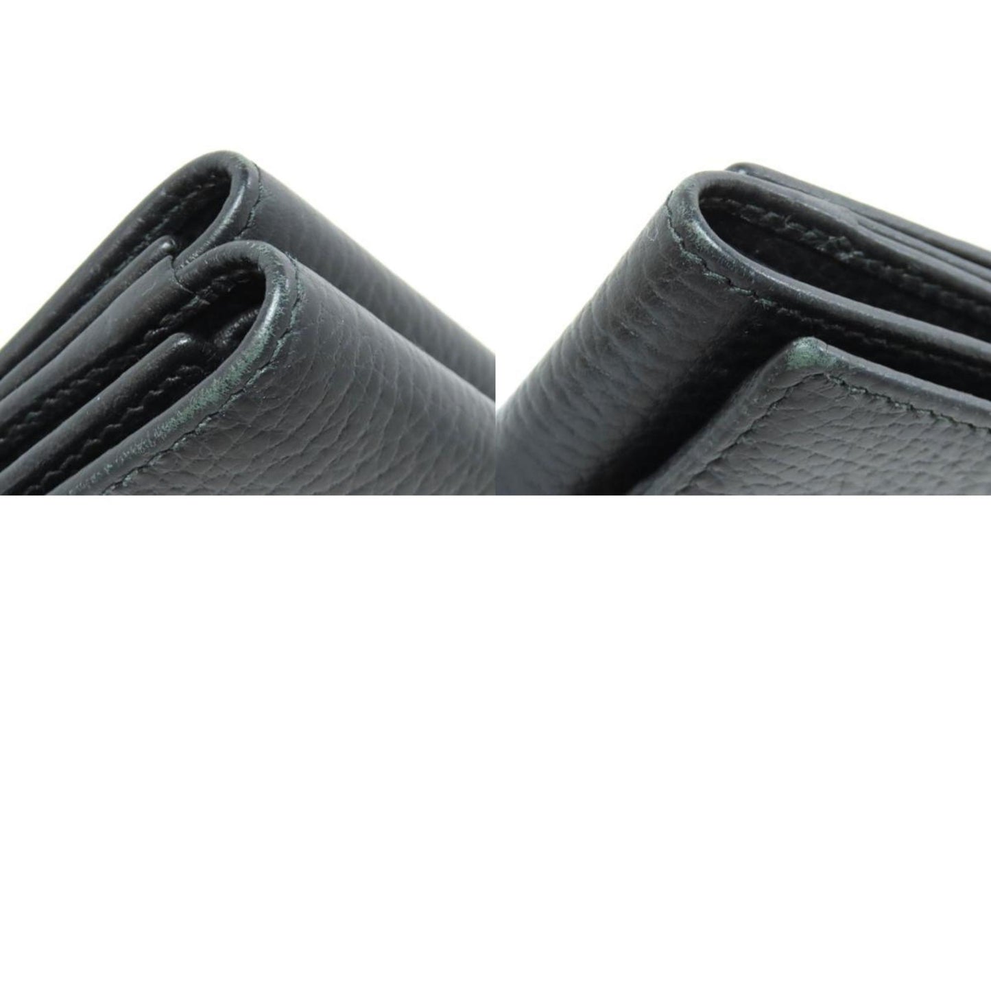 Gucci Black Leather Wallet (Tri-Fold)