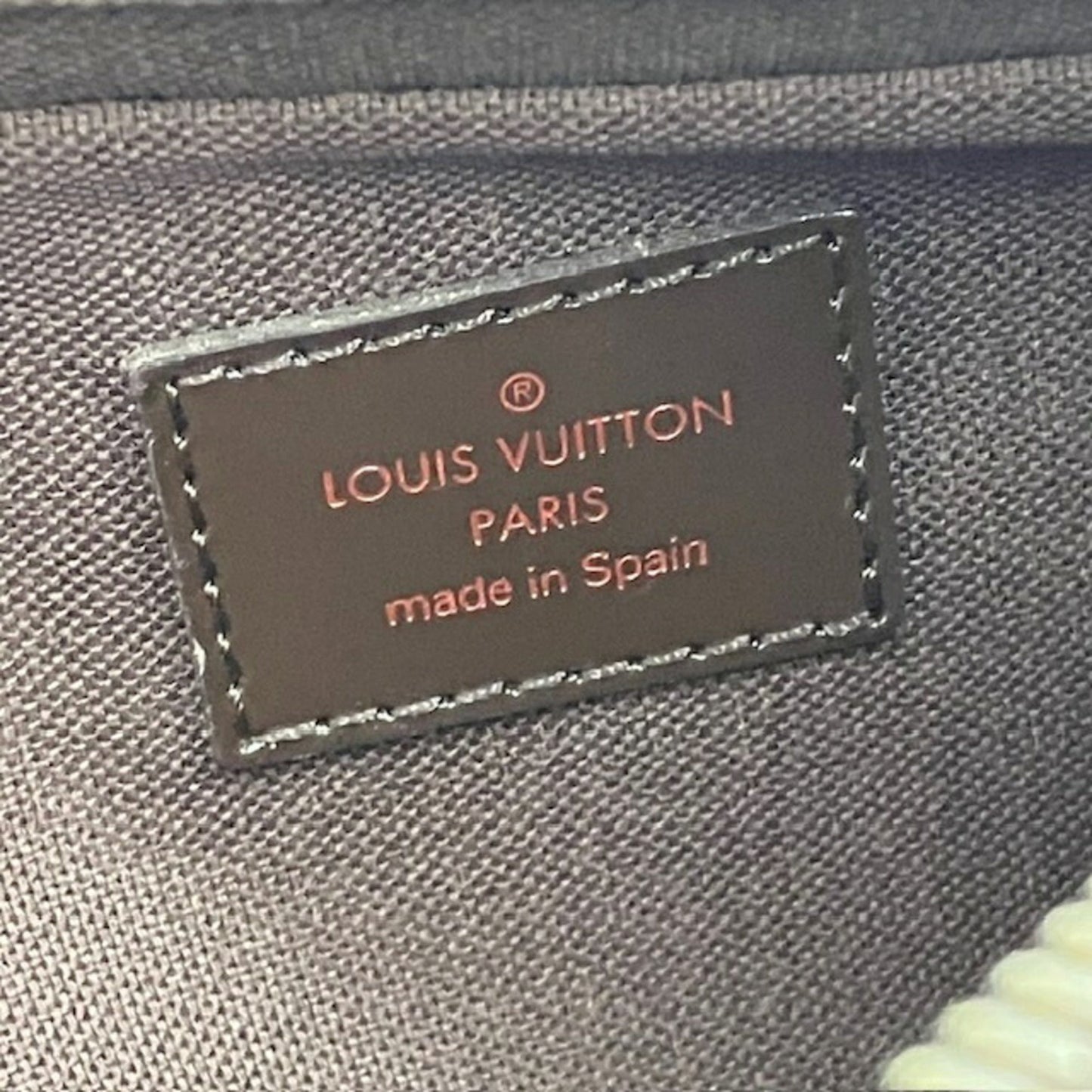 Louis Vuitton Ebene Damier Canvas Shoulder Bag Sling Bag