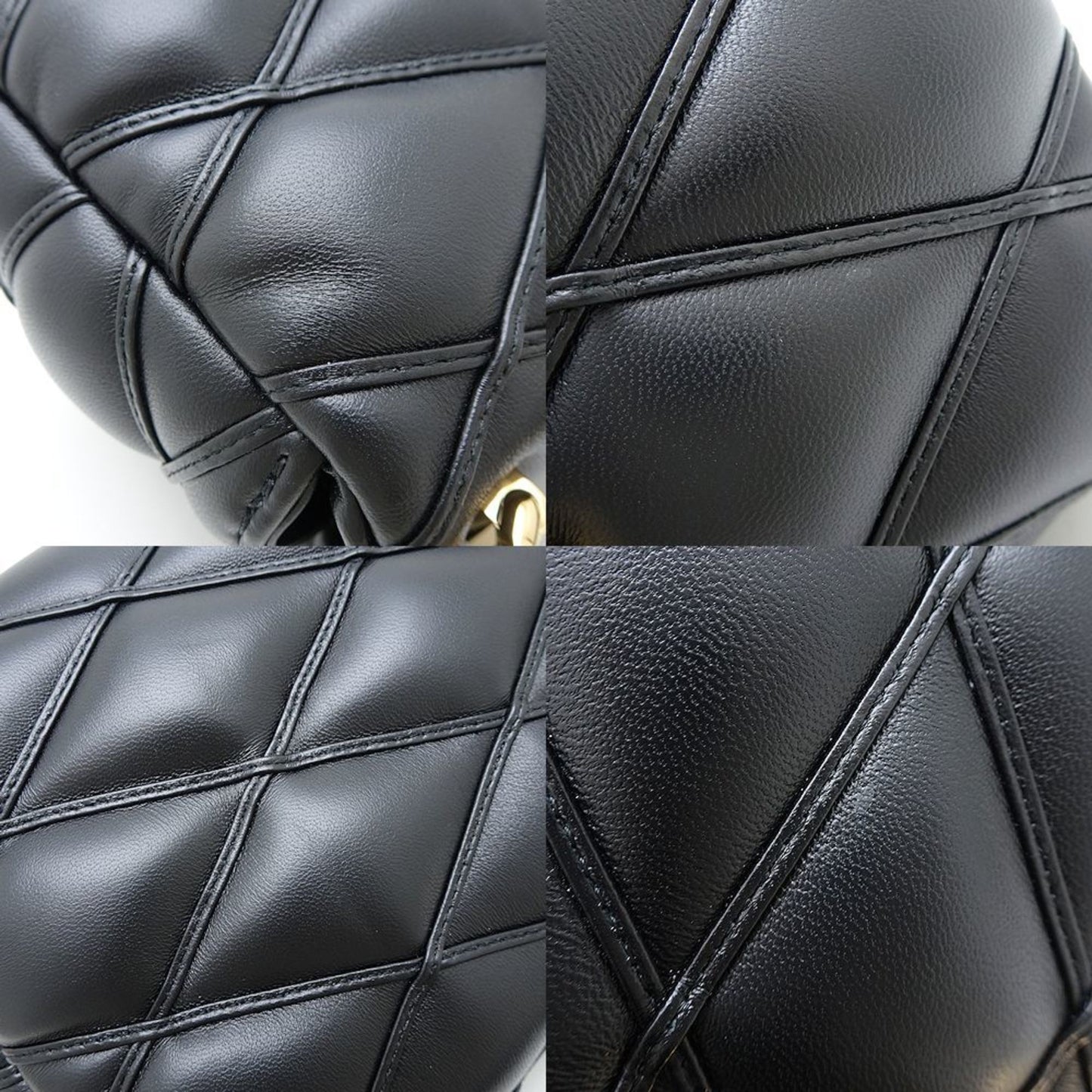 Louis Vuitton Noir Leather Shoulder Bag