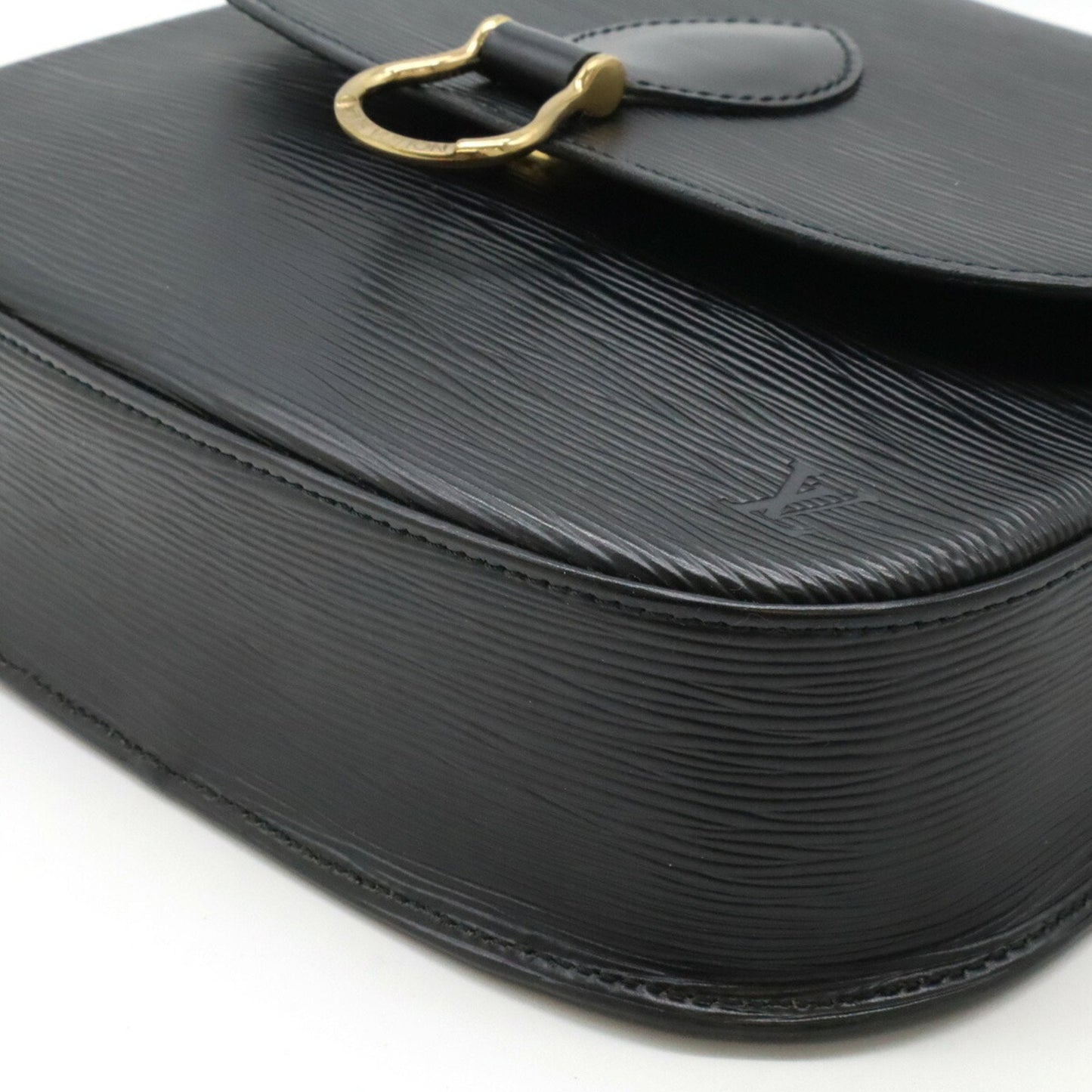 Louis Vuitton Black Noir Epi Leather Pochette Shoulder Bag