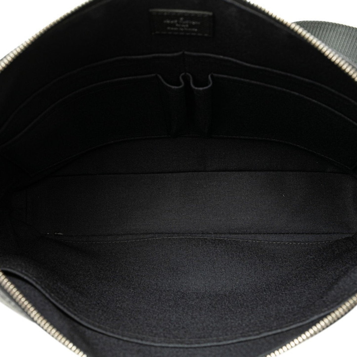 Louis Vuitton Ardoise Black Leather Shoulder Bag