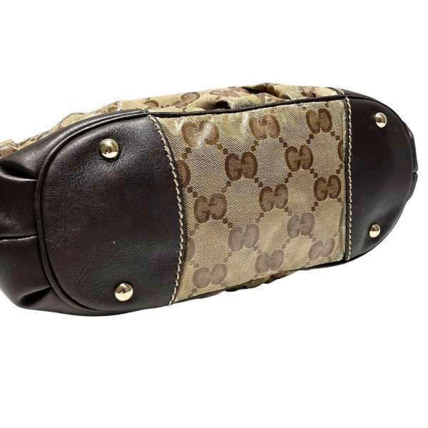 Gucci Brown Pvc Leather Shoulder Bag