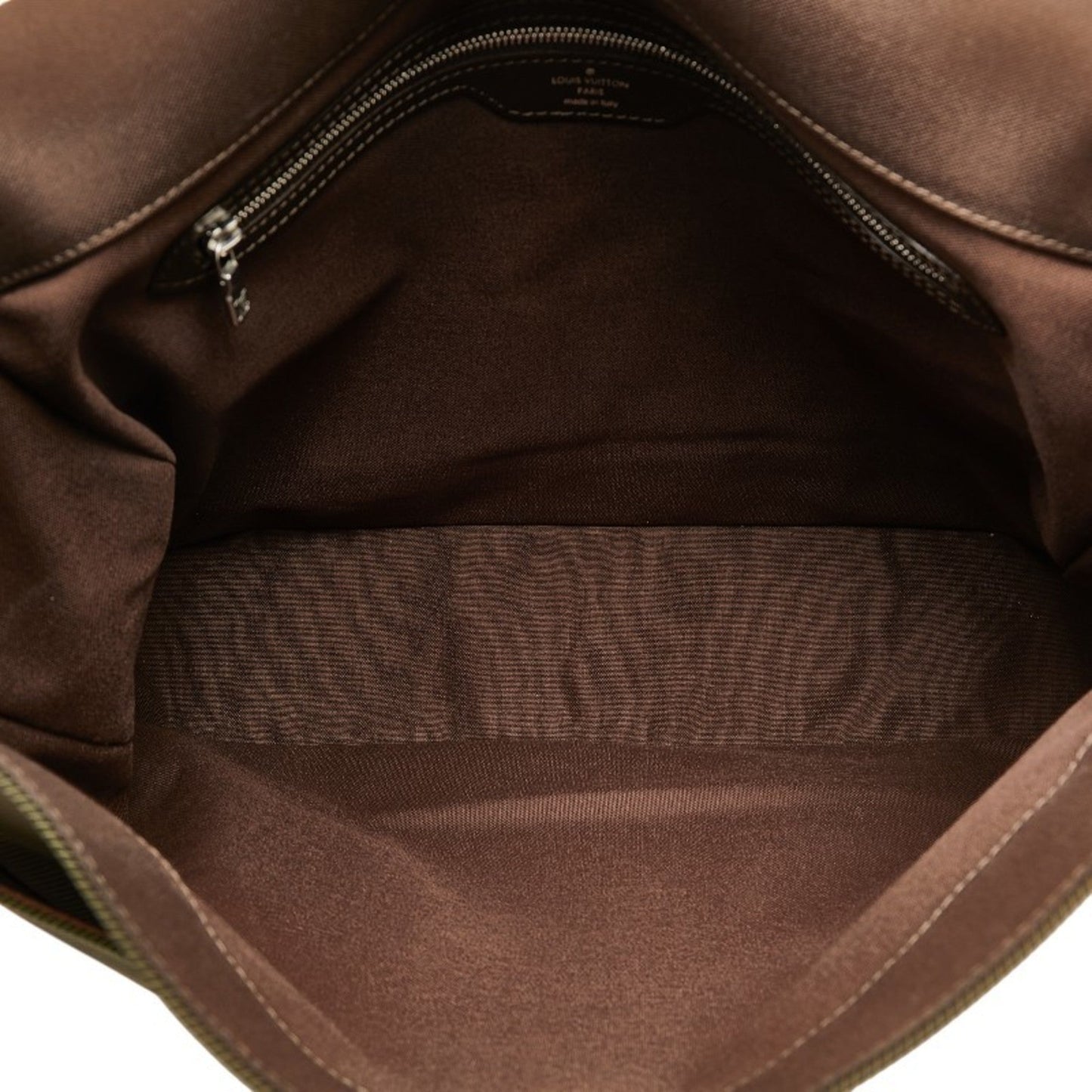 Louis Vuitton Acajou Brown Leather Shoulder Bag
