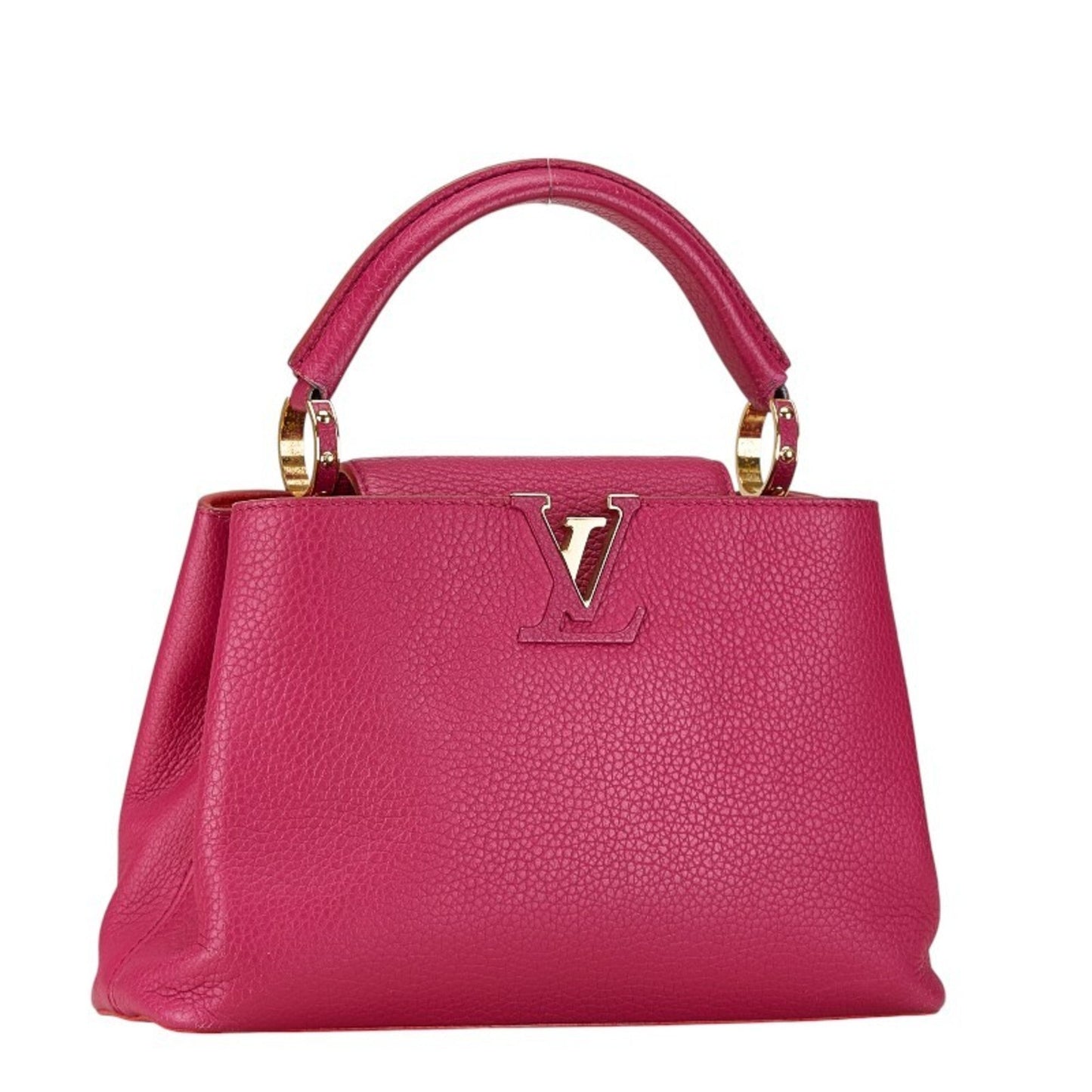 Louis Vuitton Pink Leather Handbag Shoulder Bag