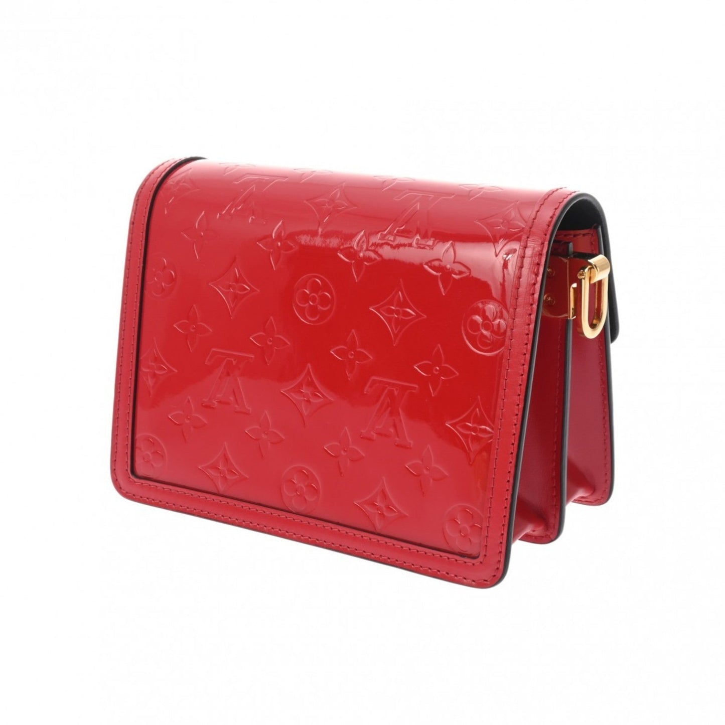Louis Vuitton Monogram Vernis Red Color Vernis Shoulder Bag