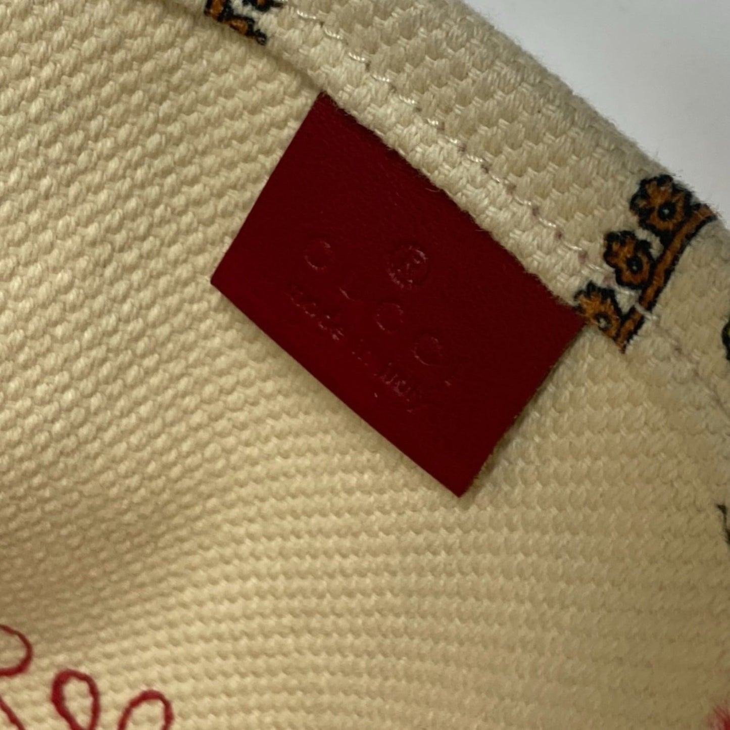 Gucci Beige Cloth Tote Bag