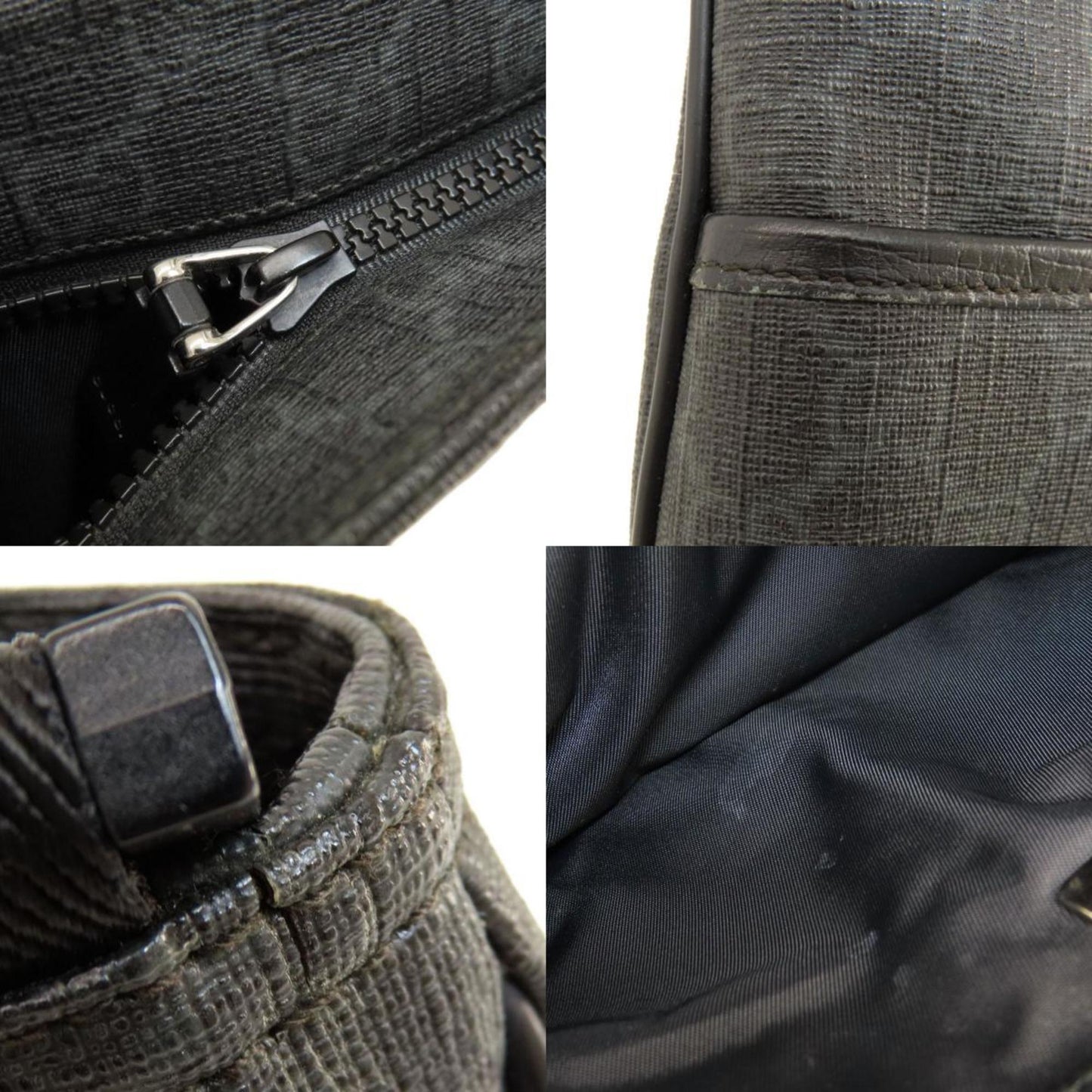 Gucci Black Pvc Shoulder Bag
