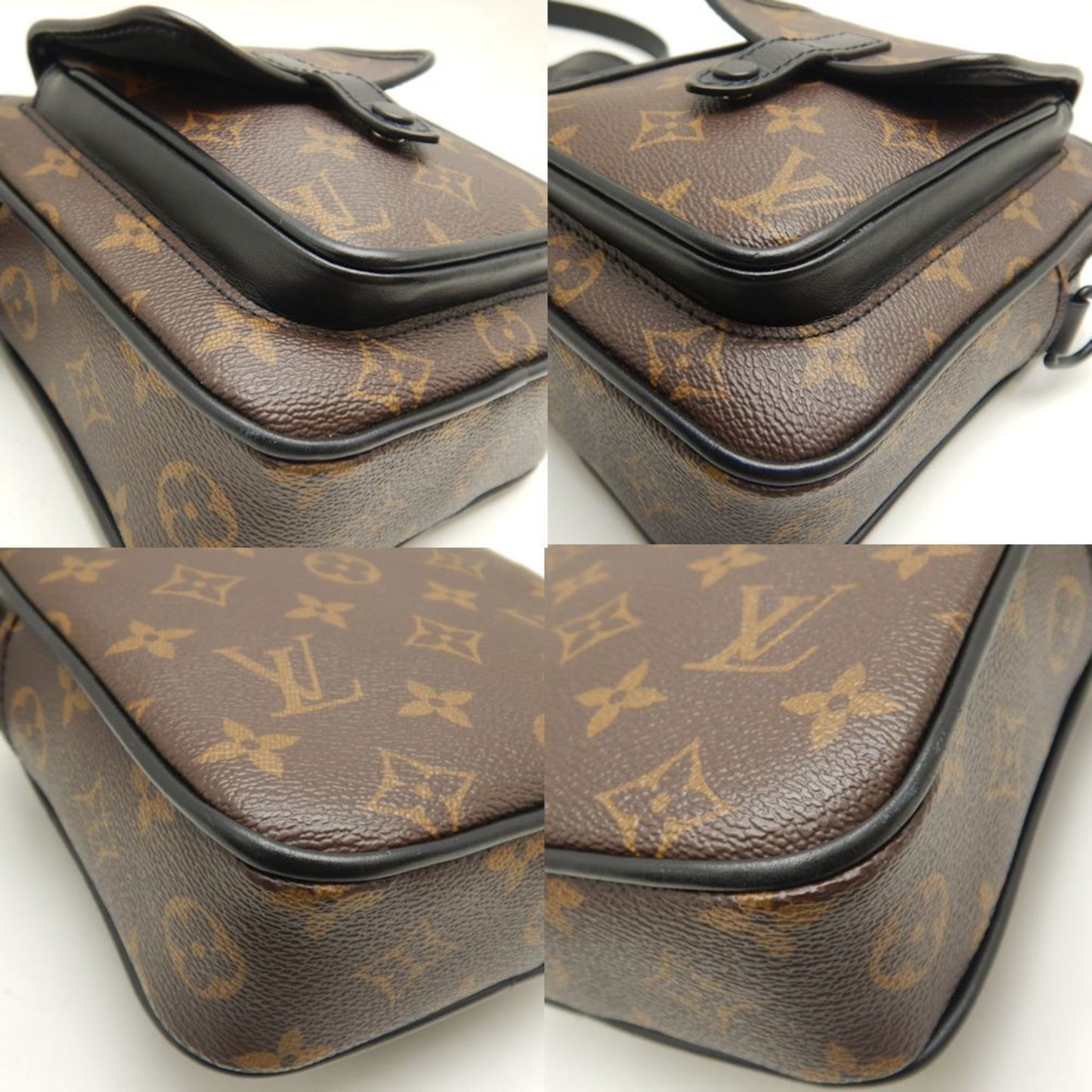 Louis Vuitton Brown Pvc Shoulder Bag