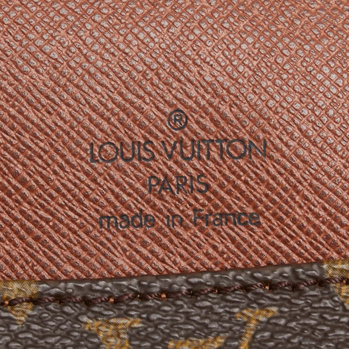 Louis Vuitton Brown Pvc Leather Handbag Shoulder Bag