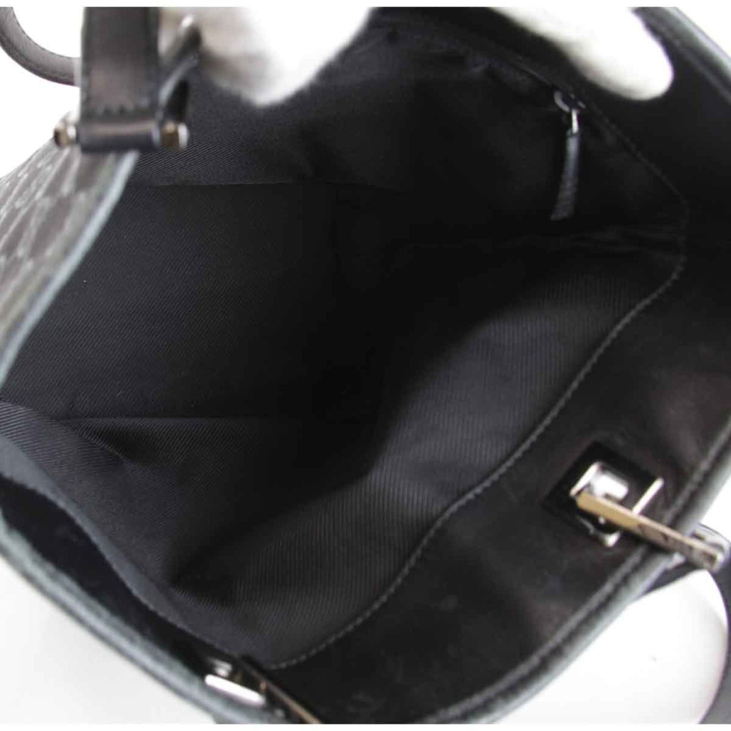 Gucci Gg Canvas Black Gg Canvas Tote Bag