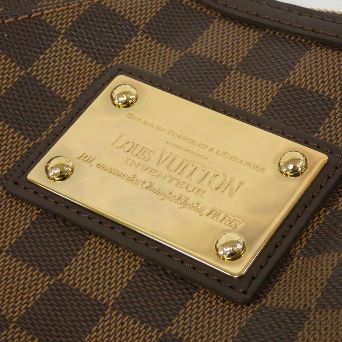 Louis Vuitton Damier Ebene Coated Canvas Shoulder Bag
