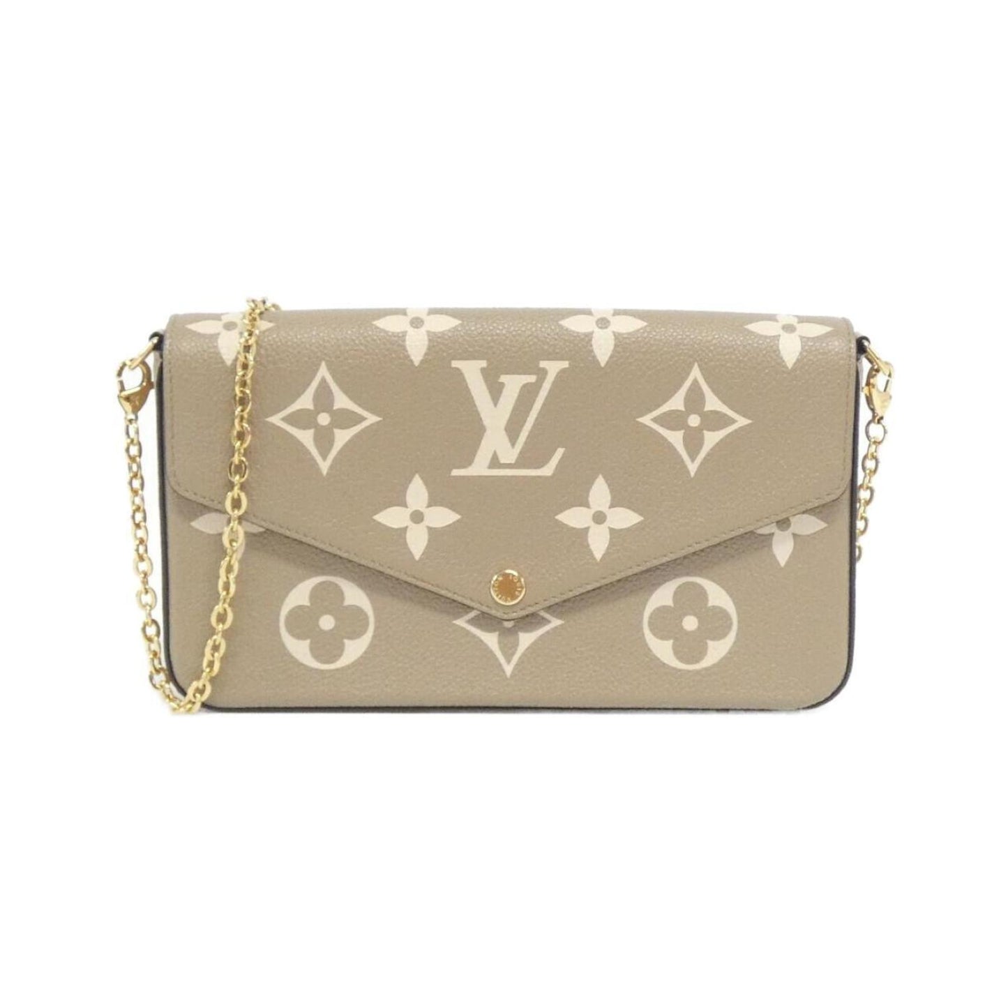 Louis Vuitton Bicolor Tourterelle Leather Pochette Shoulder Bag ()