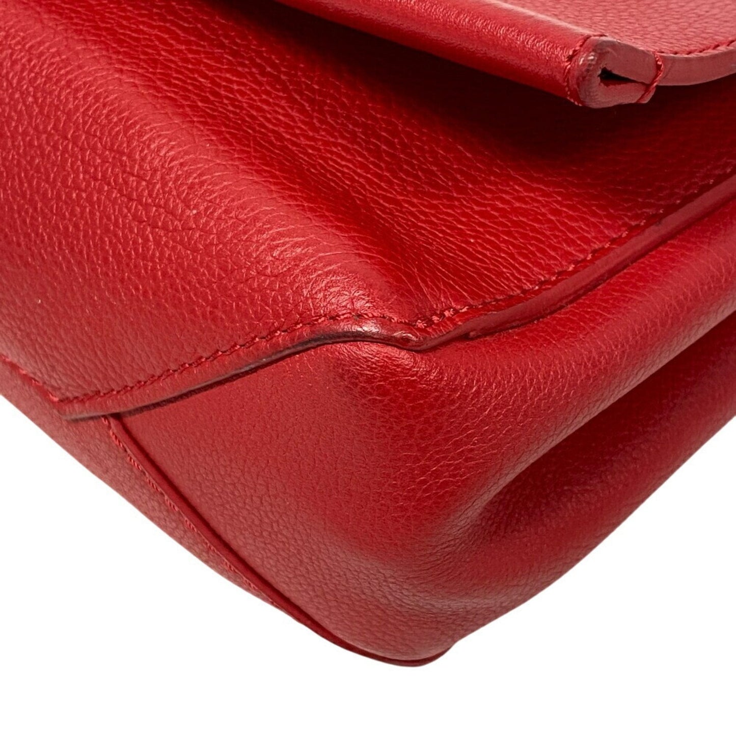 Louis Vuitton Red Color Leather Shoulder Bag