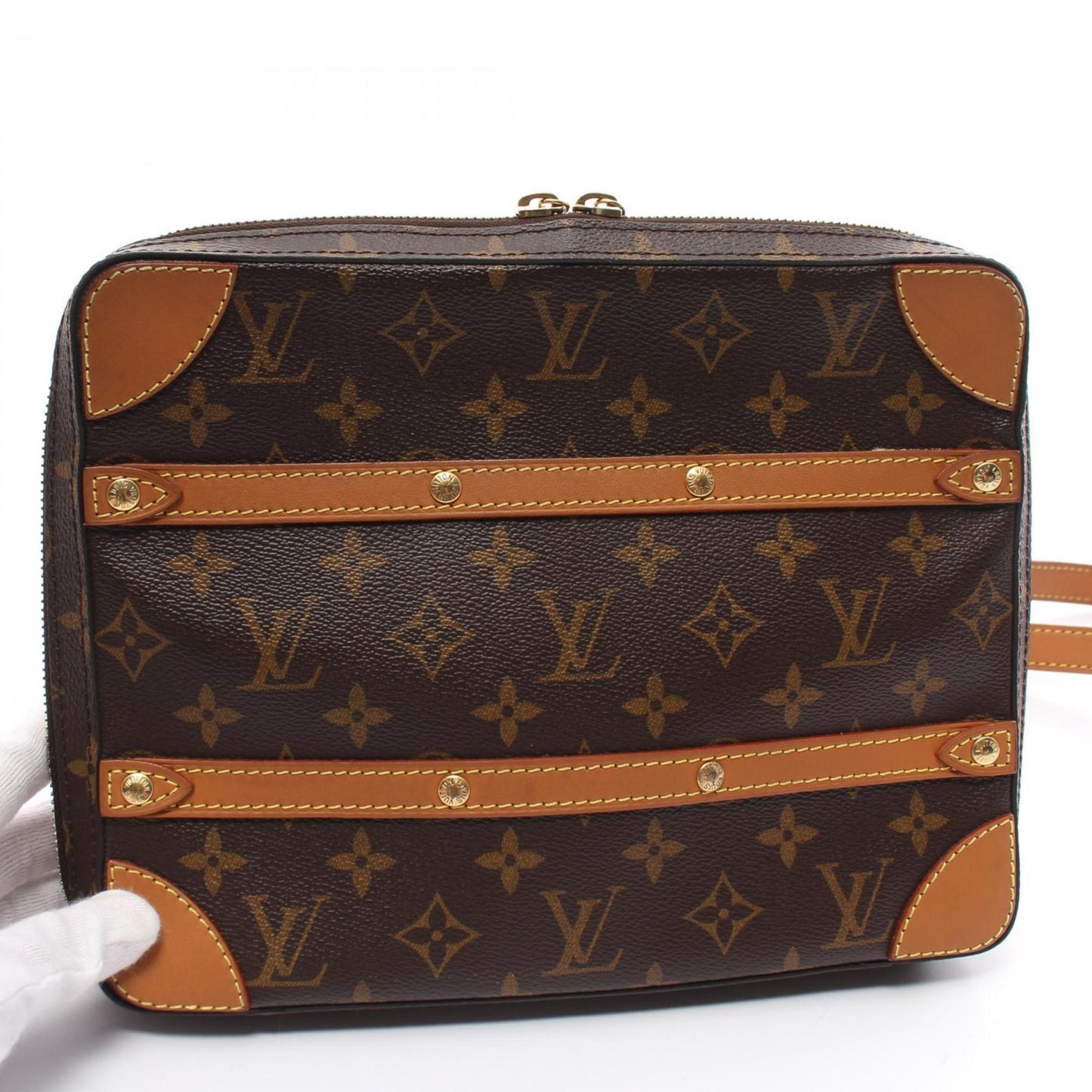 Louis Vuitton Brown Monogram Monogram Leather Shoulder Bag