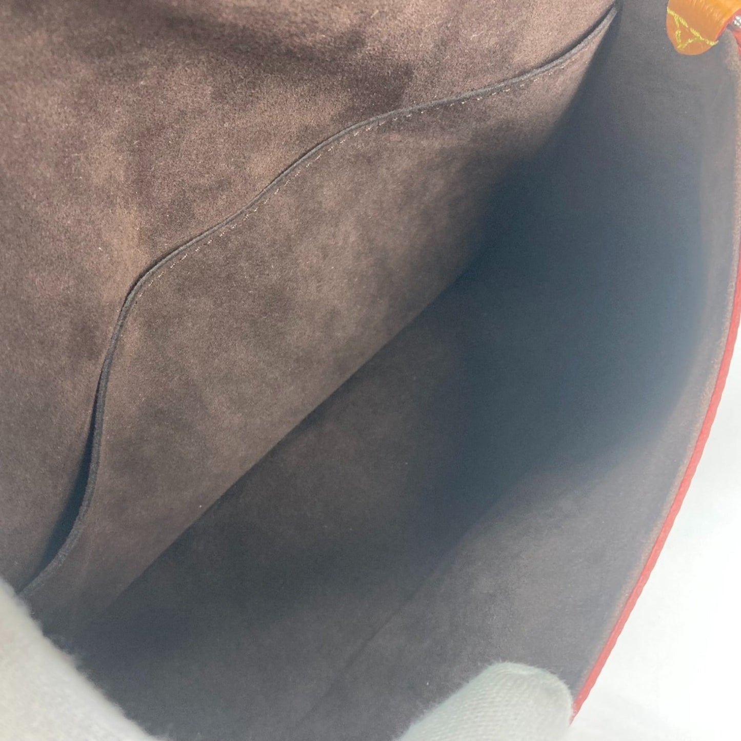 Louis Vuitton Beige Leather Shoulder Bag