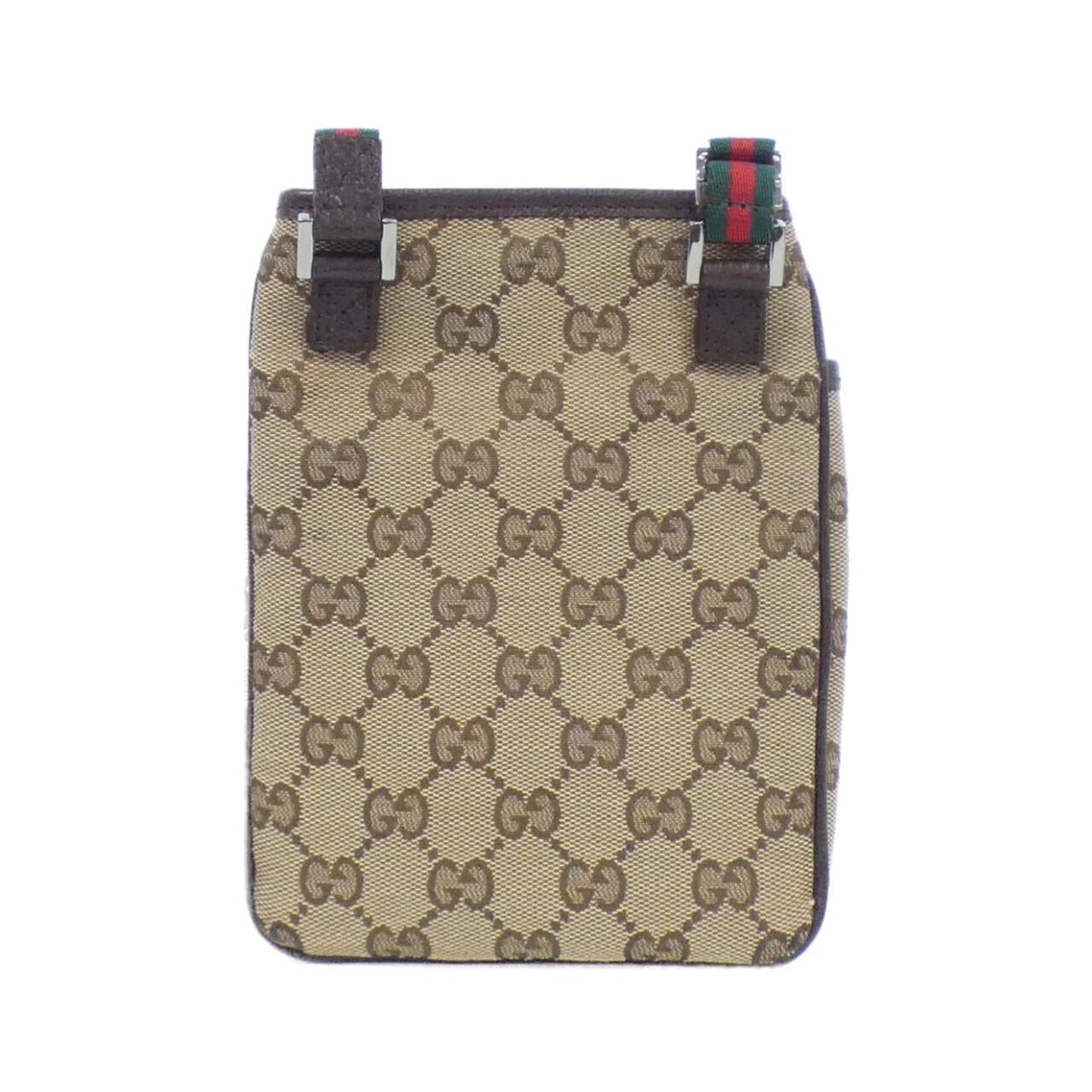 Gucci Beige Brown Gg Canvas Shoulder Bag
