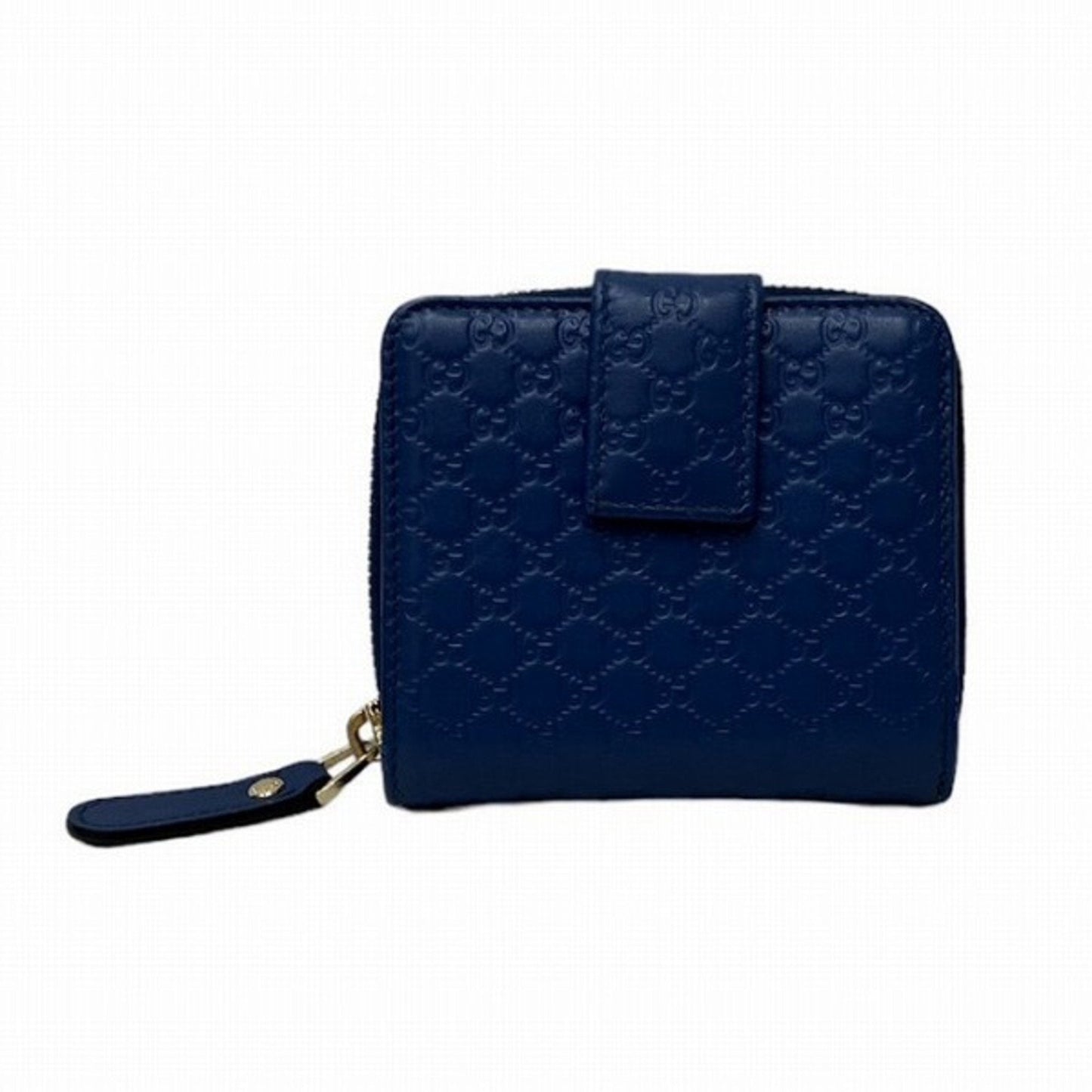 Gucci Blue Leather Coin Purse/Coin Case