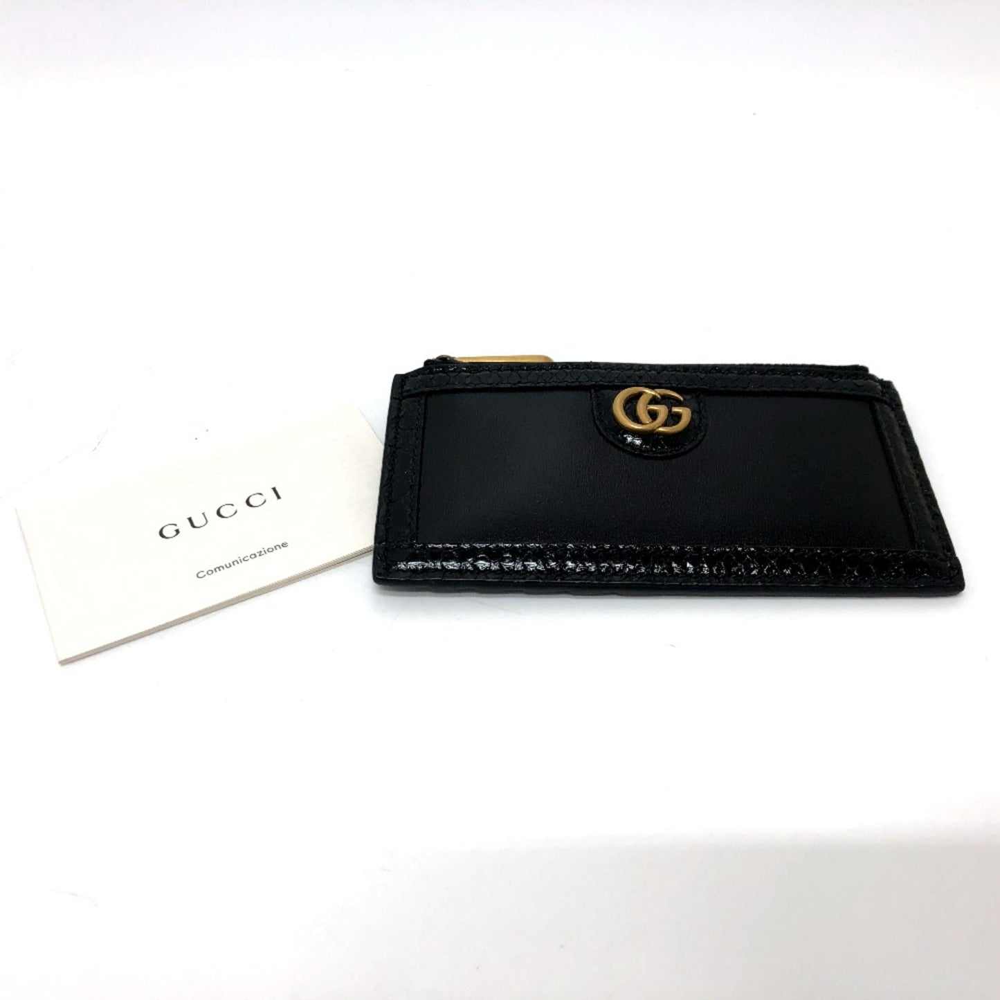 Gucci Black Leather Coin Purse/Coin Case