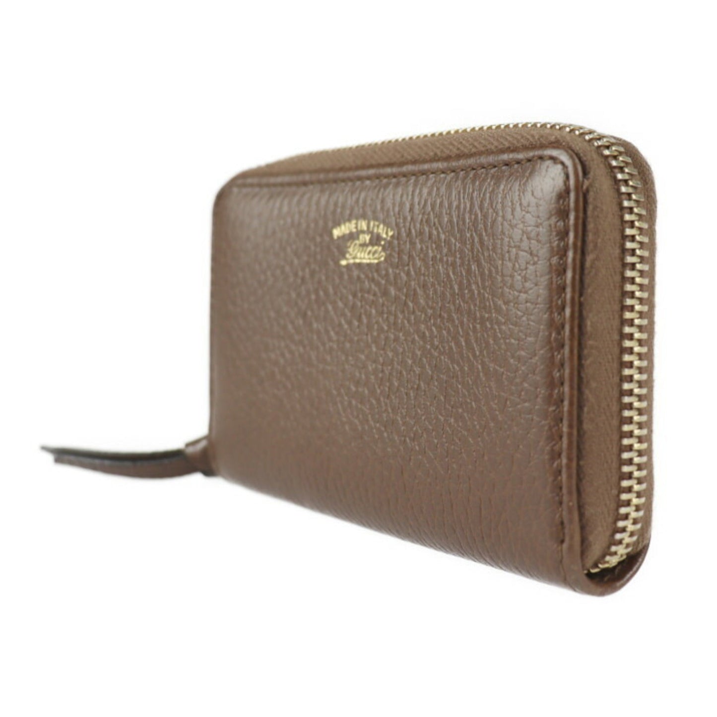 Gucci Gucci Swing Brown Leather Coin Purse/Coin Case